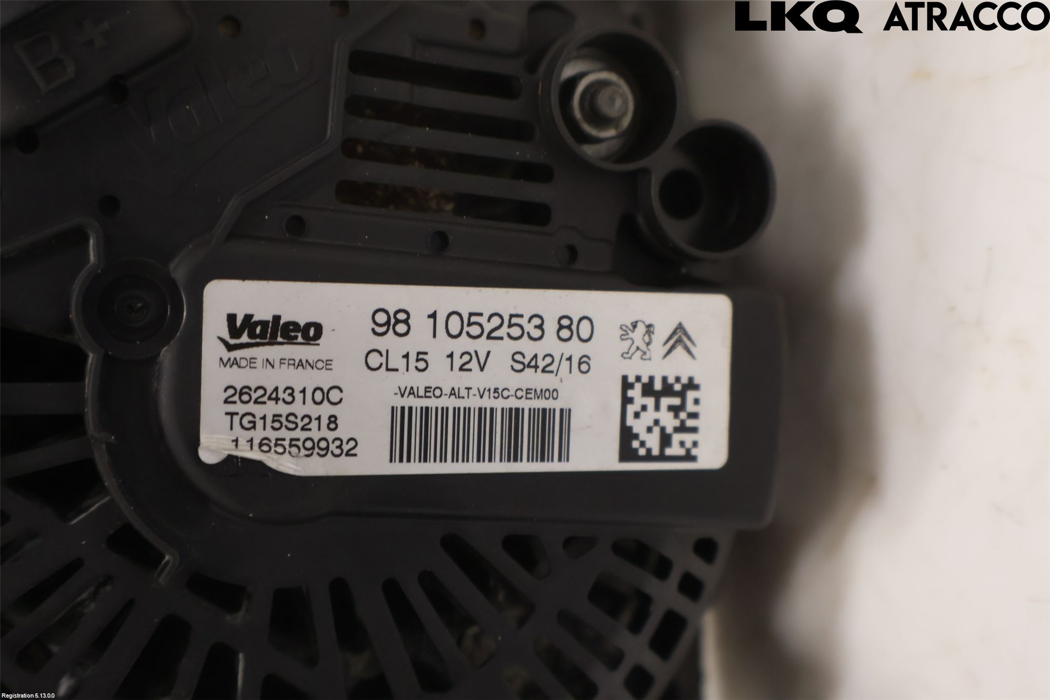 Citroen BERLINGO 08-18 Generator