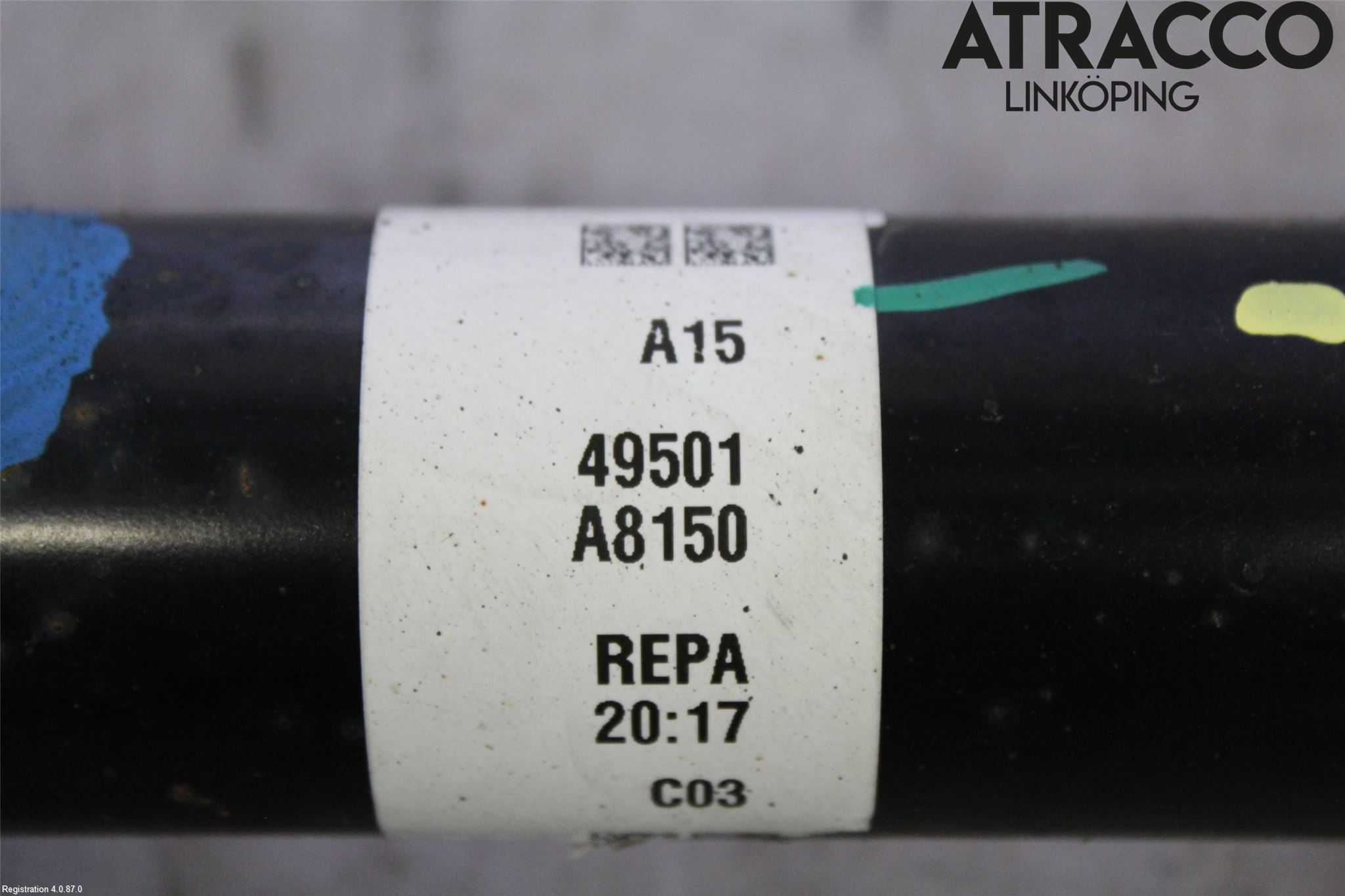 Kia OPTIMA 16-20 Drivaxel Fram Höger