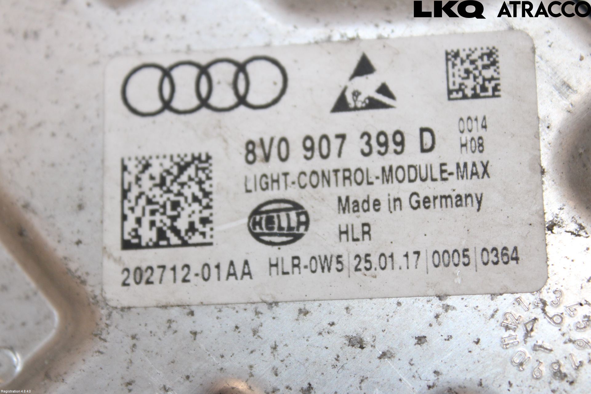 Volkswagen VW GOLF / E-GOLF VII 13-20 Styrenhet Strålkastare