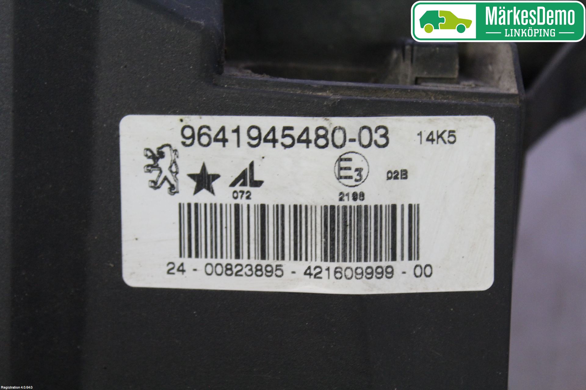 Peugeot 407 Dimljus-Varselljus Fram