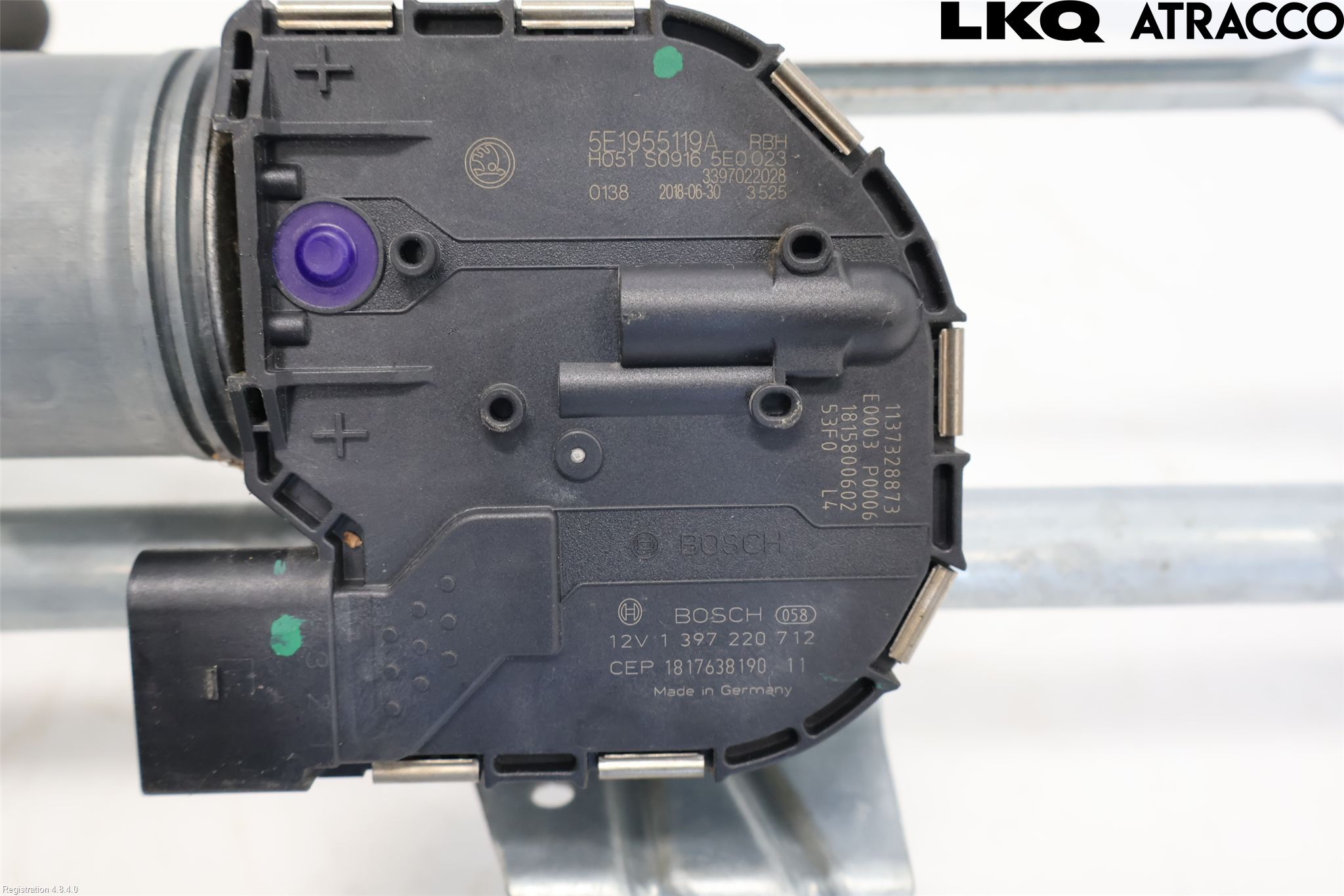 Skoda OCTAVIA (5E) 13-20 Torkarmotor Vindruta