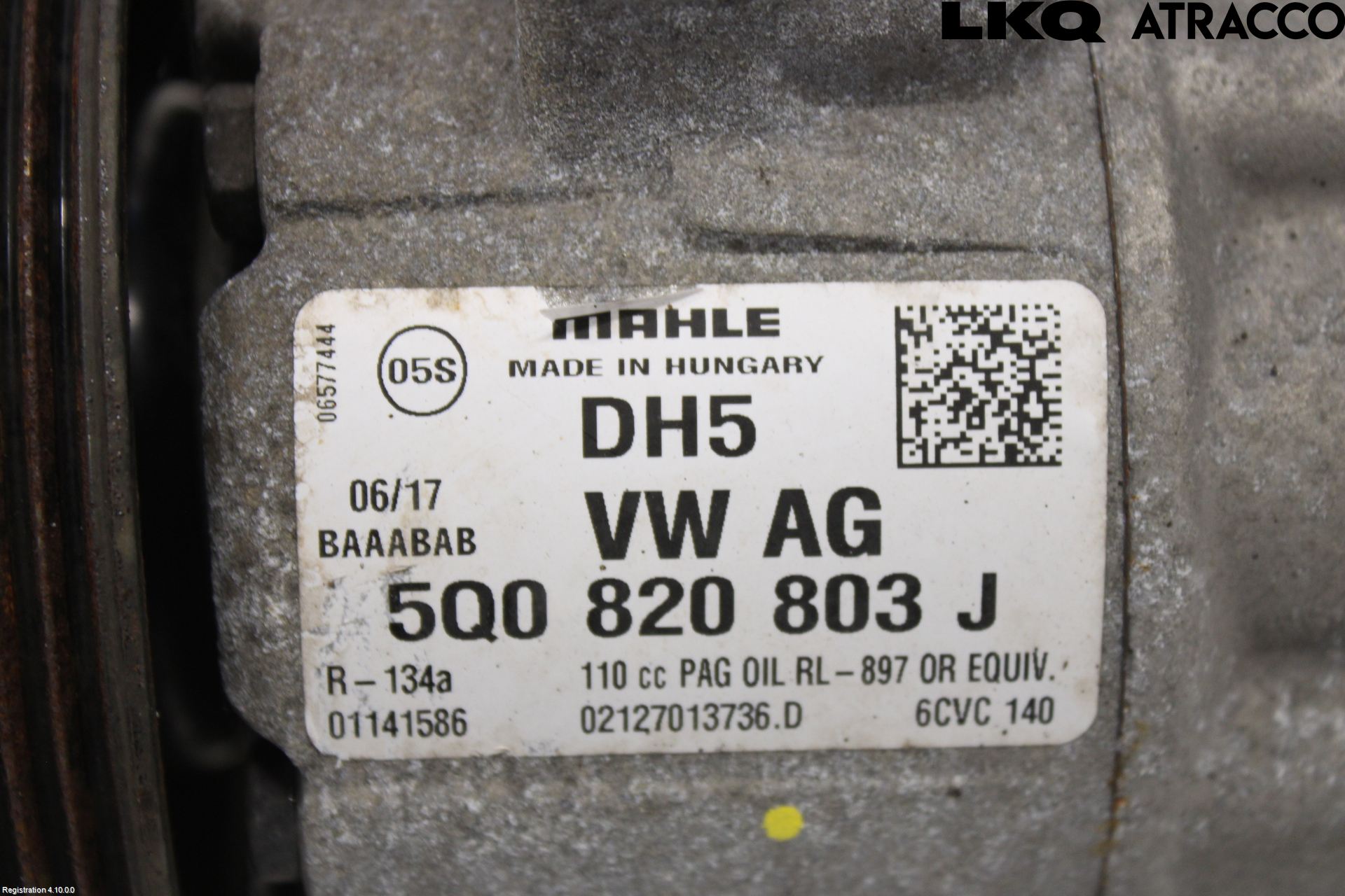 Volkswagen VW CADDY 16-20 Ac Kompressor