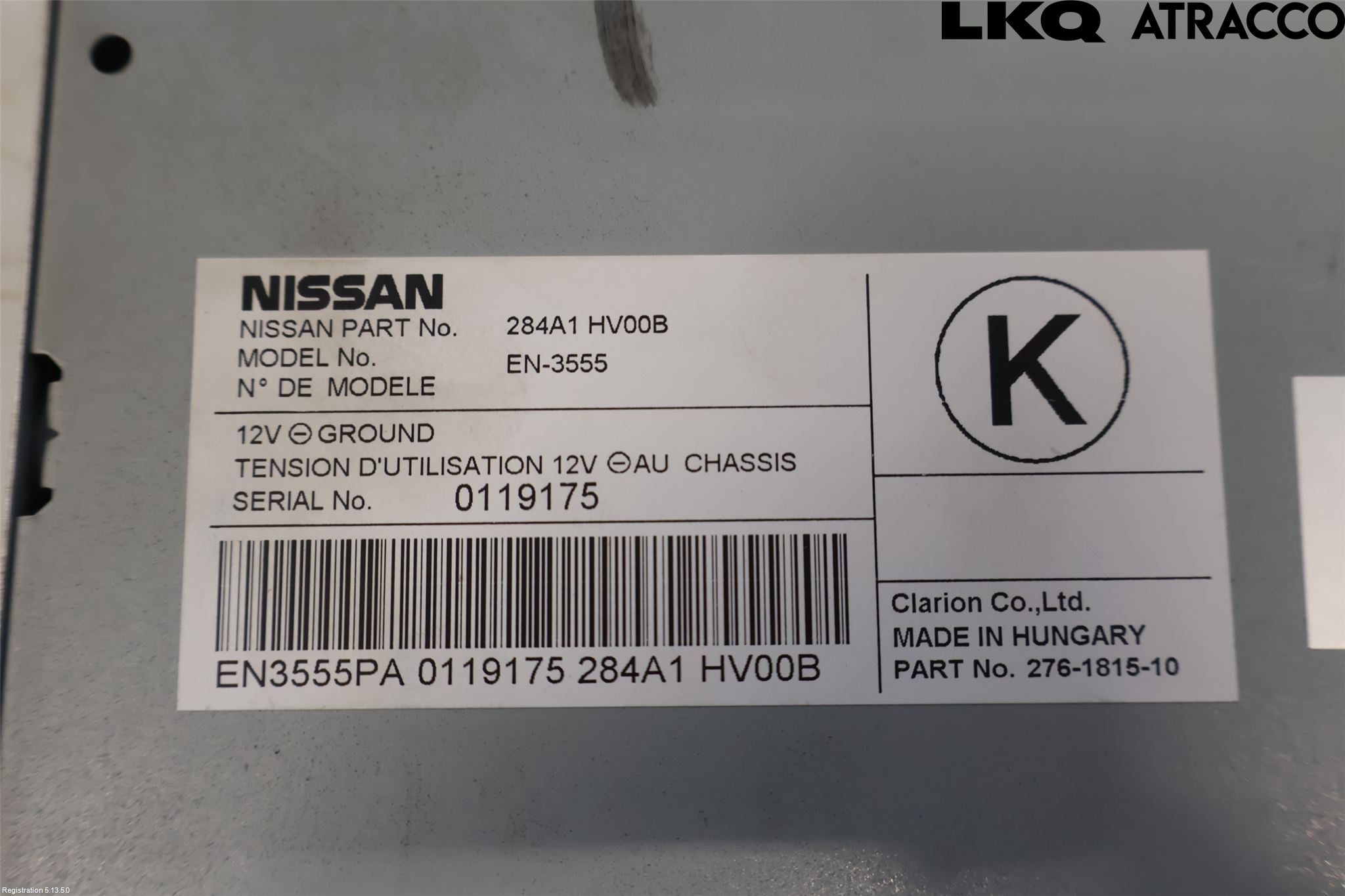 Nissan QASHQAI 17-21 Styrenhet Parkeringshjälp