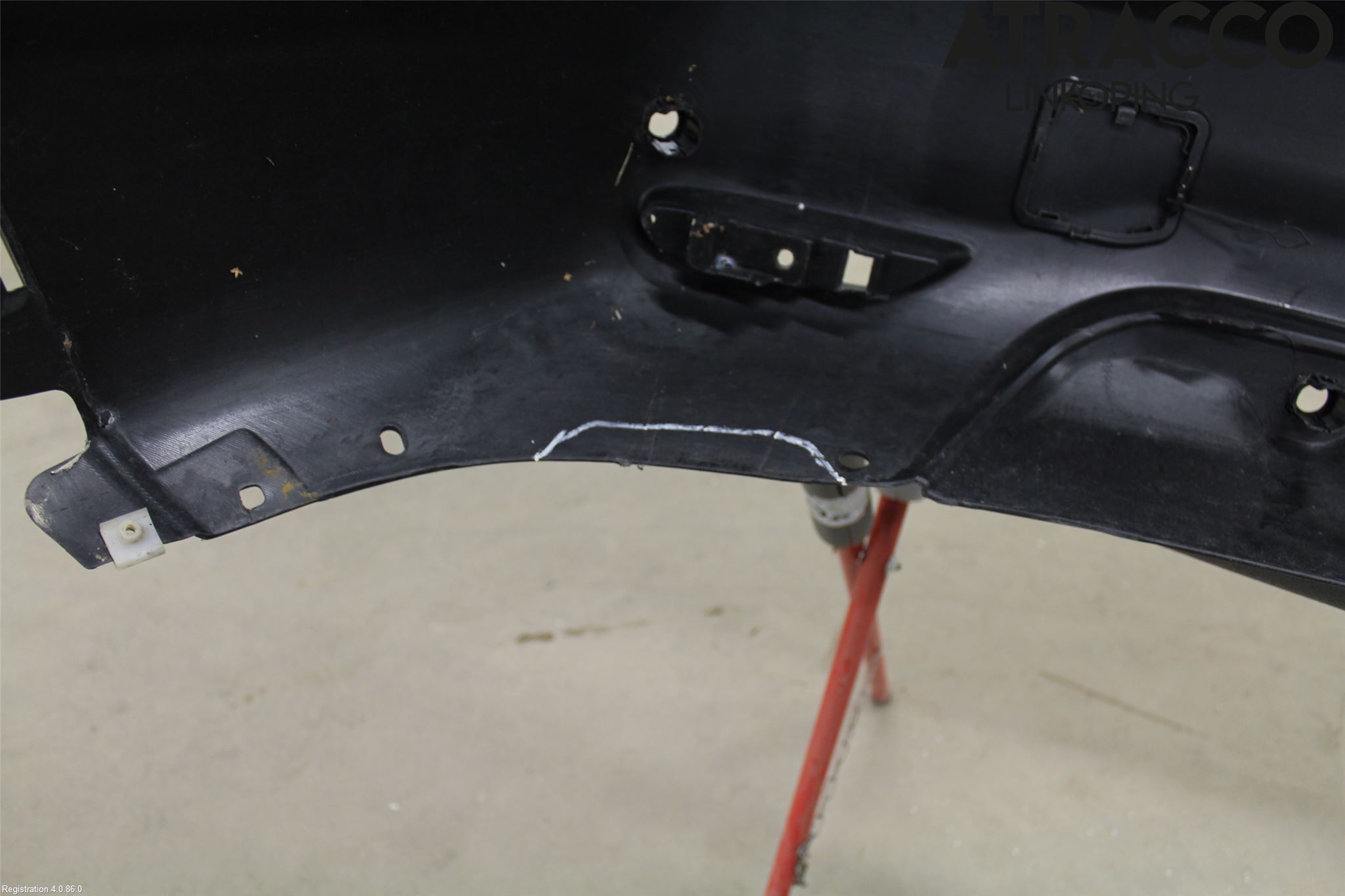 Nissan QASHQAI 14-17 Stötfångarbeklädnad Bak
