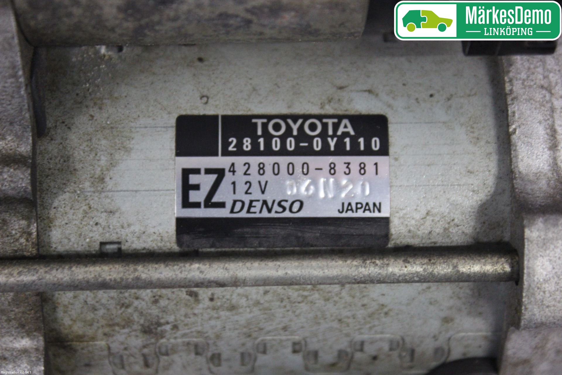 Toyota YARIS XP130 12-14 Startmotor