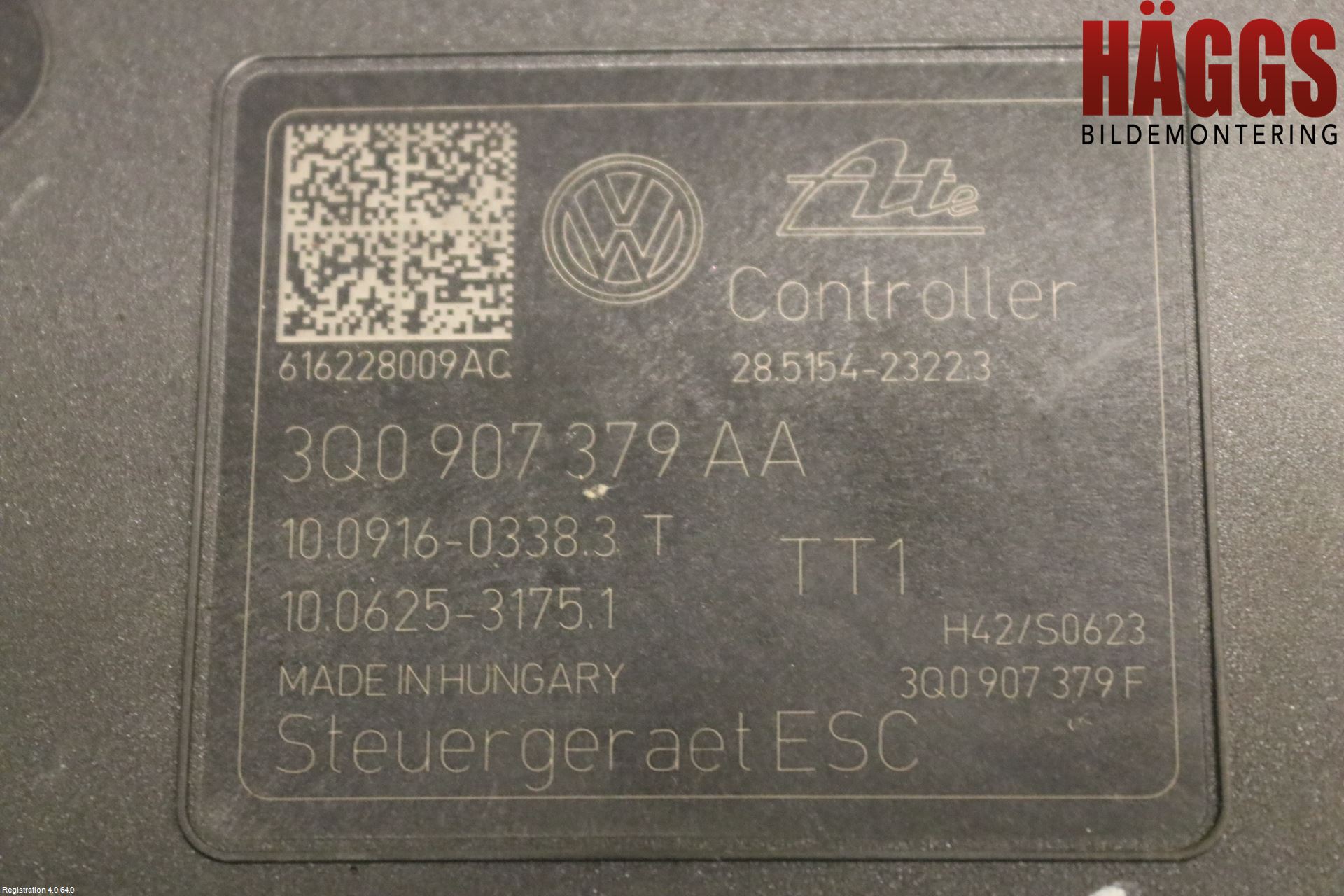 Volkswagen VW GOLF / E-GOLF VII 13-20 Abs Hydraulaggregat