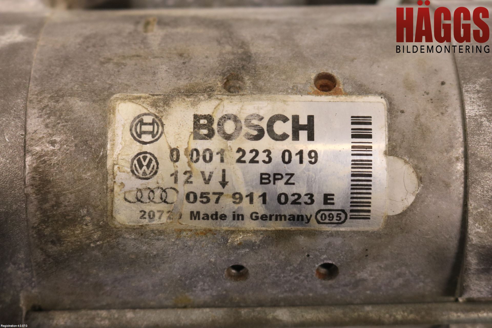 Volkswagen VW TOUAREG 7P 11-18 Startmotor Diesel
