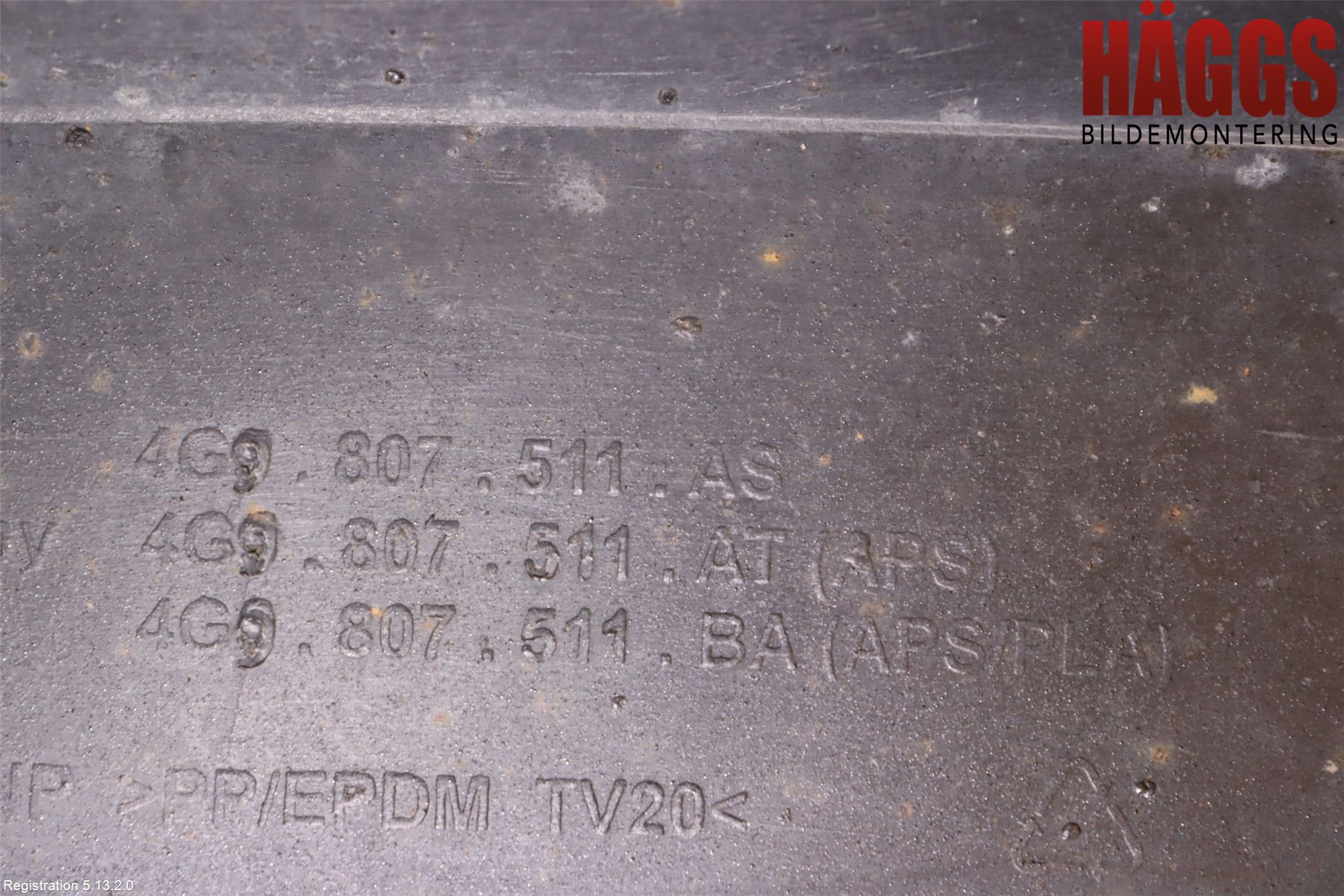 Audi A6/S6 4G 11-18 Stötfångarbeklädnad Bak