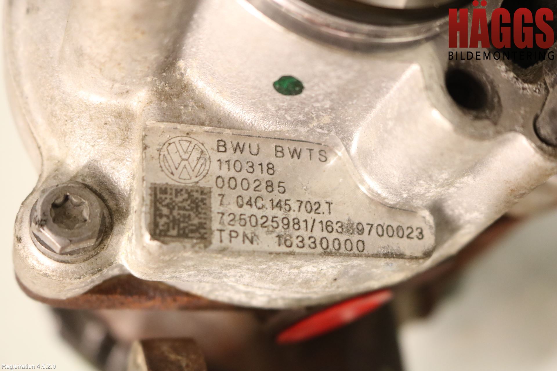 Skoda FABIA 15-21 Turboaggregat
