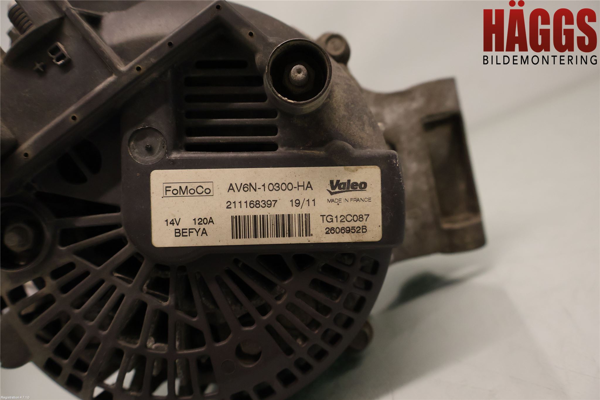 Ford FIESTA 09-12 Generator