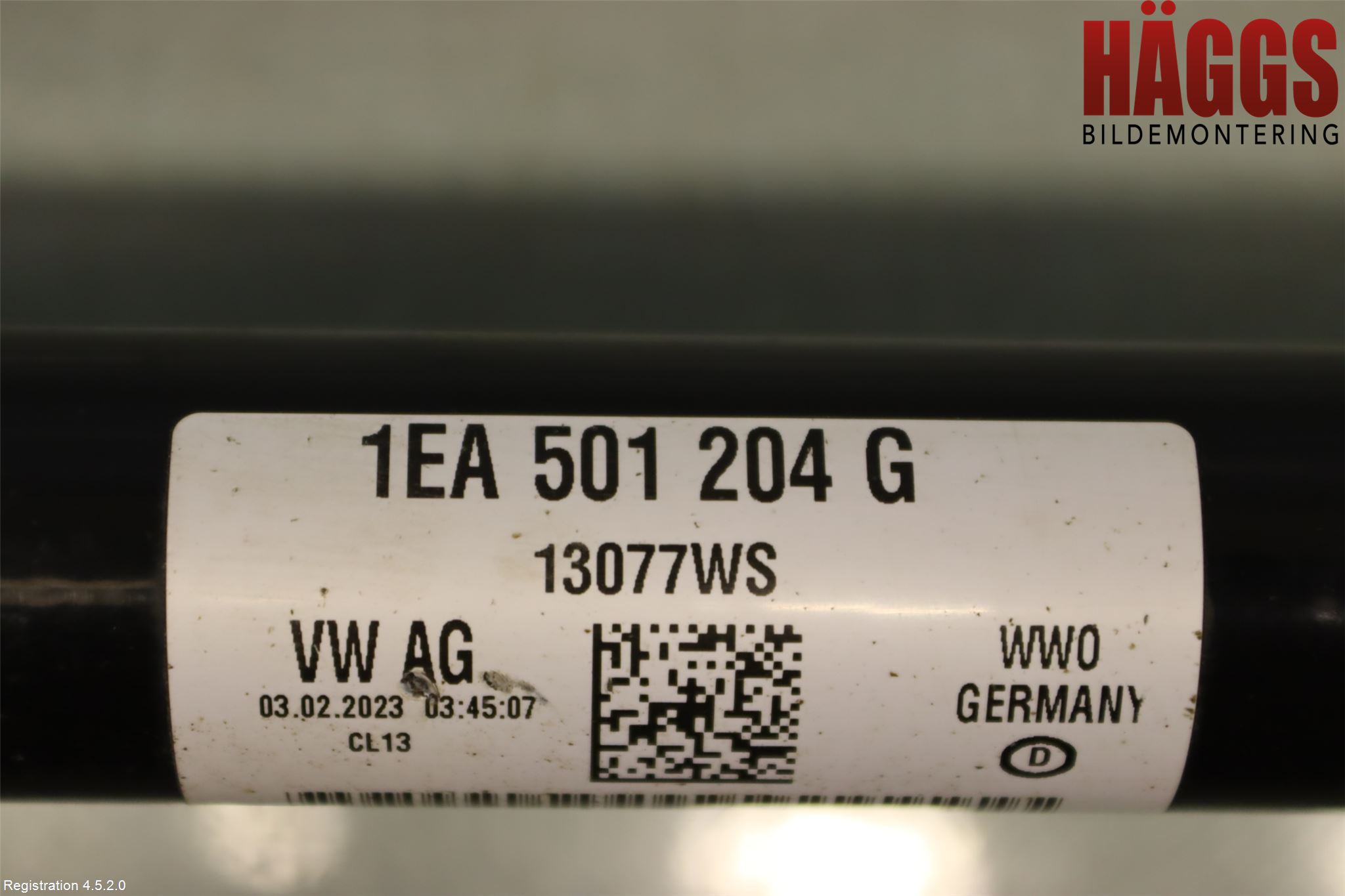 Volkswagen VW ID.3 21- Drivaxel Bak Höger