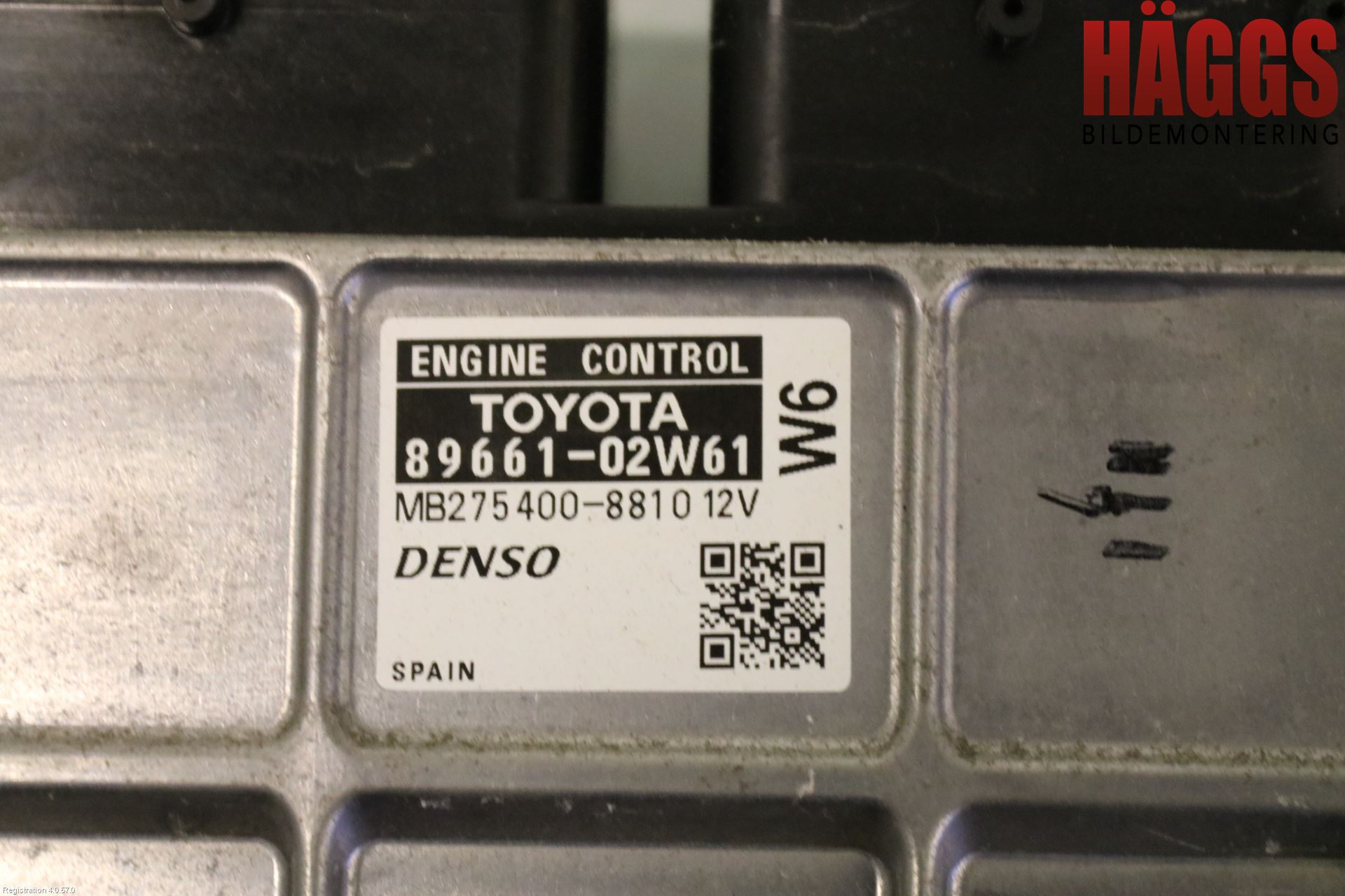 Toyota AURIS 10-12 Styrenhet Insprut Bensin