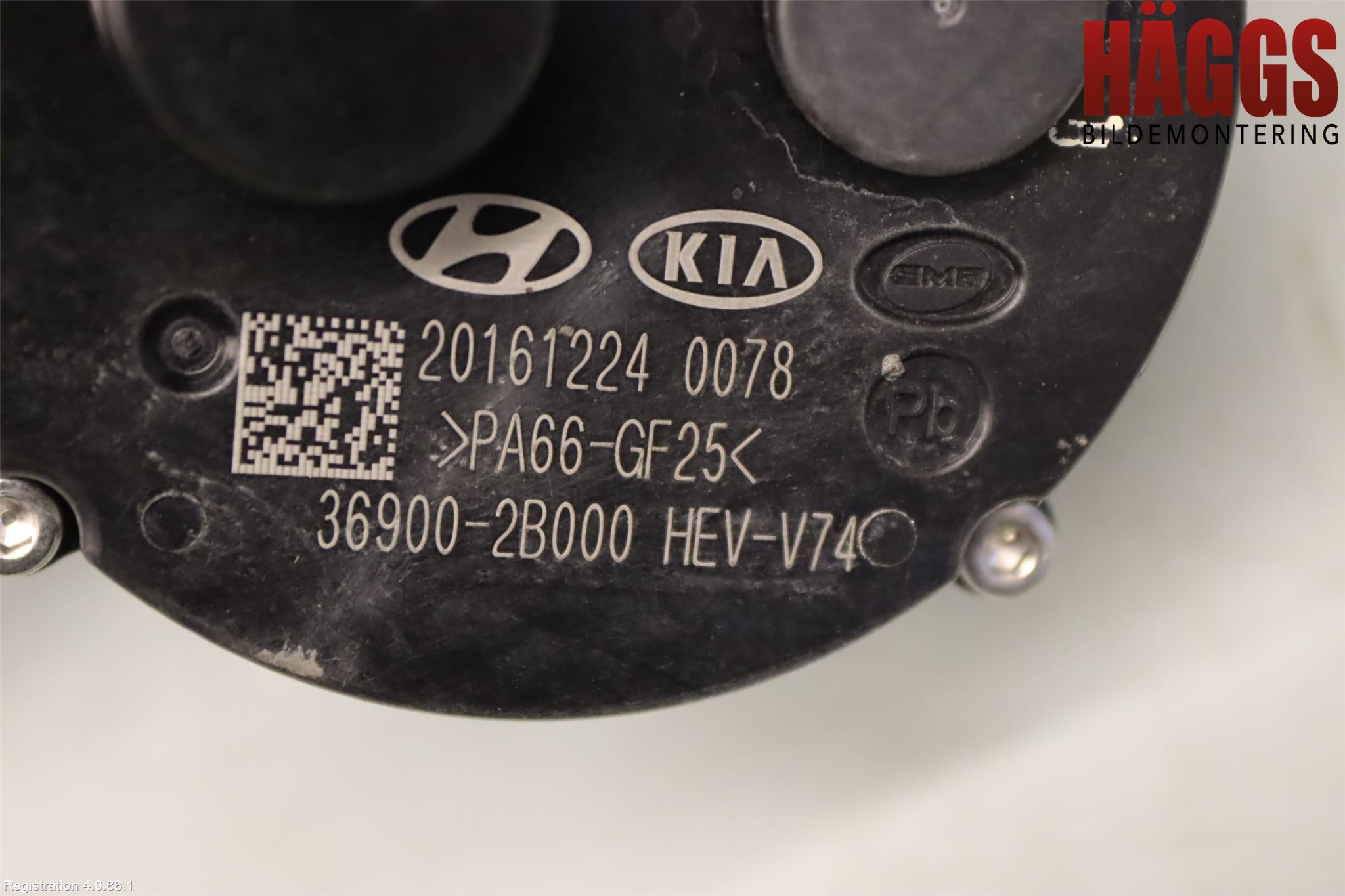 Kia NIRO (DE) 17-22 Värme Cirkulationspump