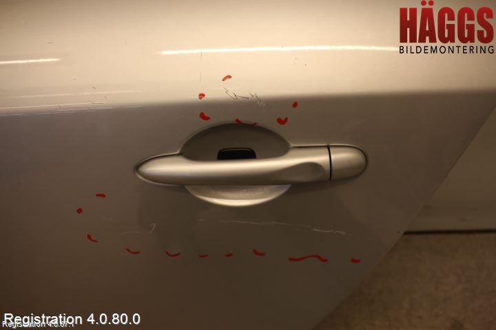 Renault MEGANE III 09-15 Dörr Bak Vänster