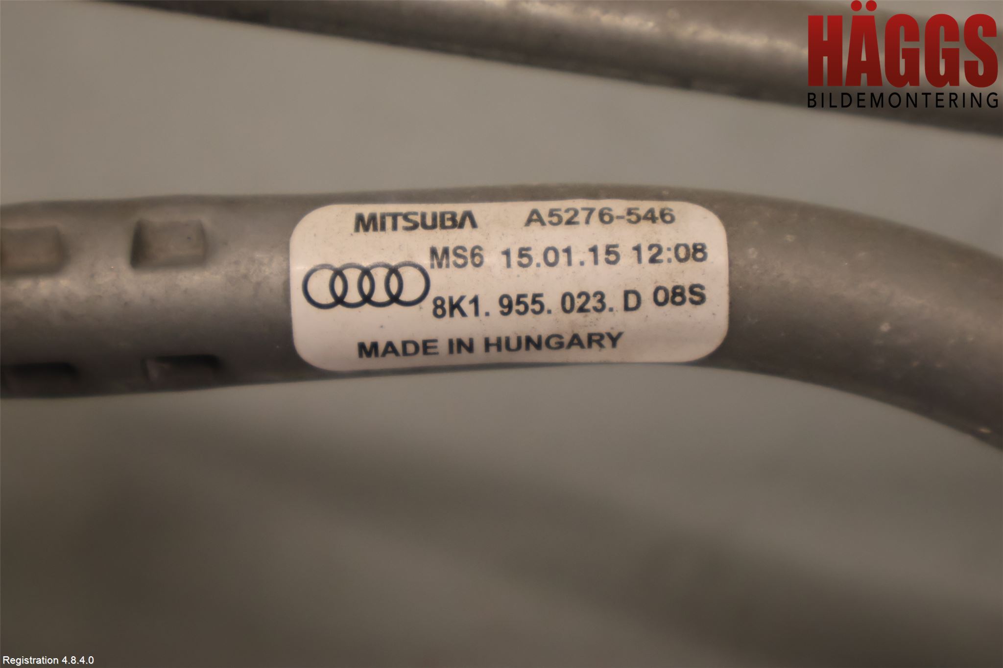 Audi A4 12-15 Torkarmotor Vindruta