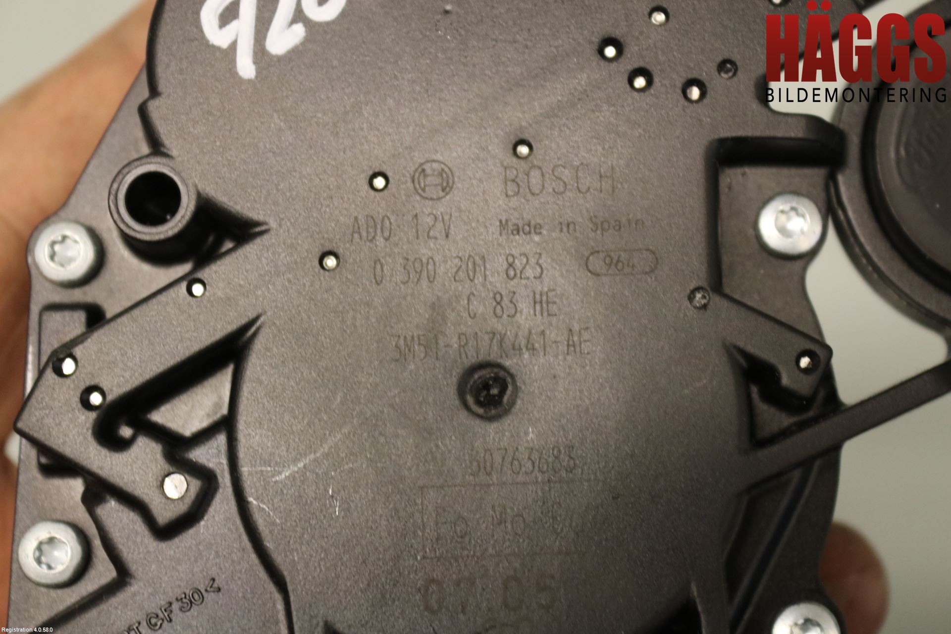 Volvo V50 08-12 Torkarmotor Baklucka