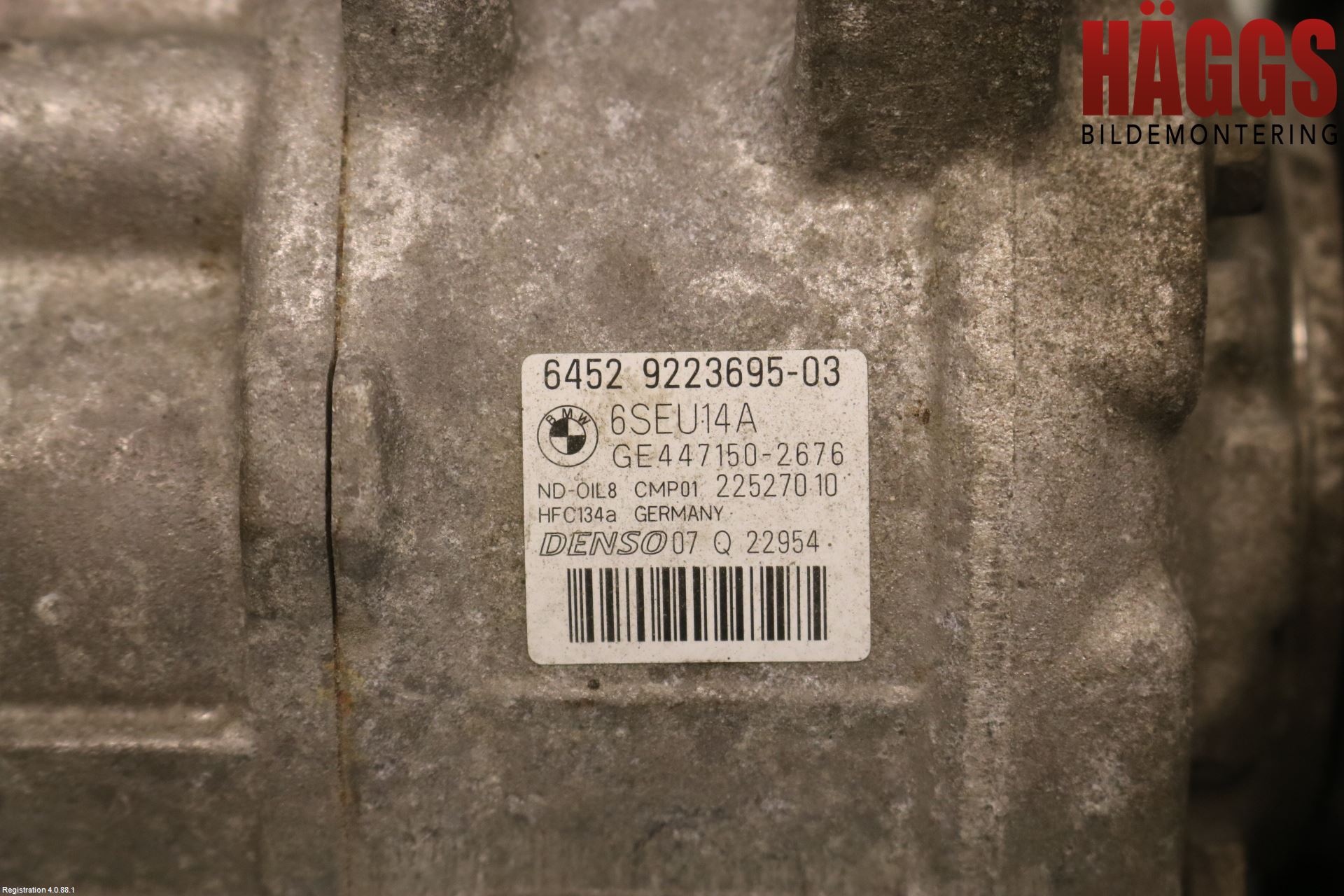 BMW 3 F30/F31/F80 12-19 Ac Kompressor