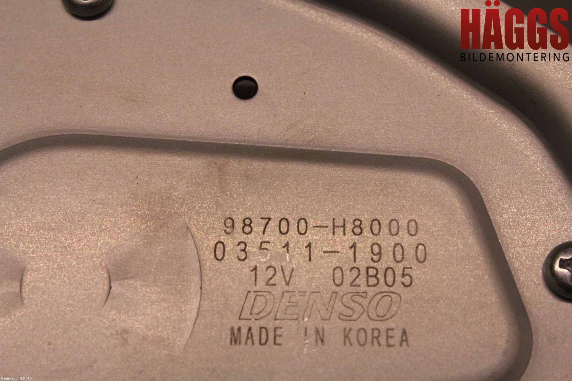 Kia STONIC 18->> Torkarmotor Baklucka