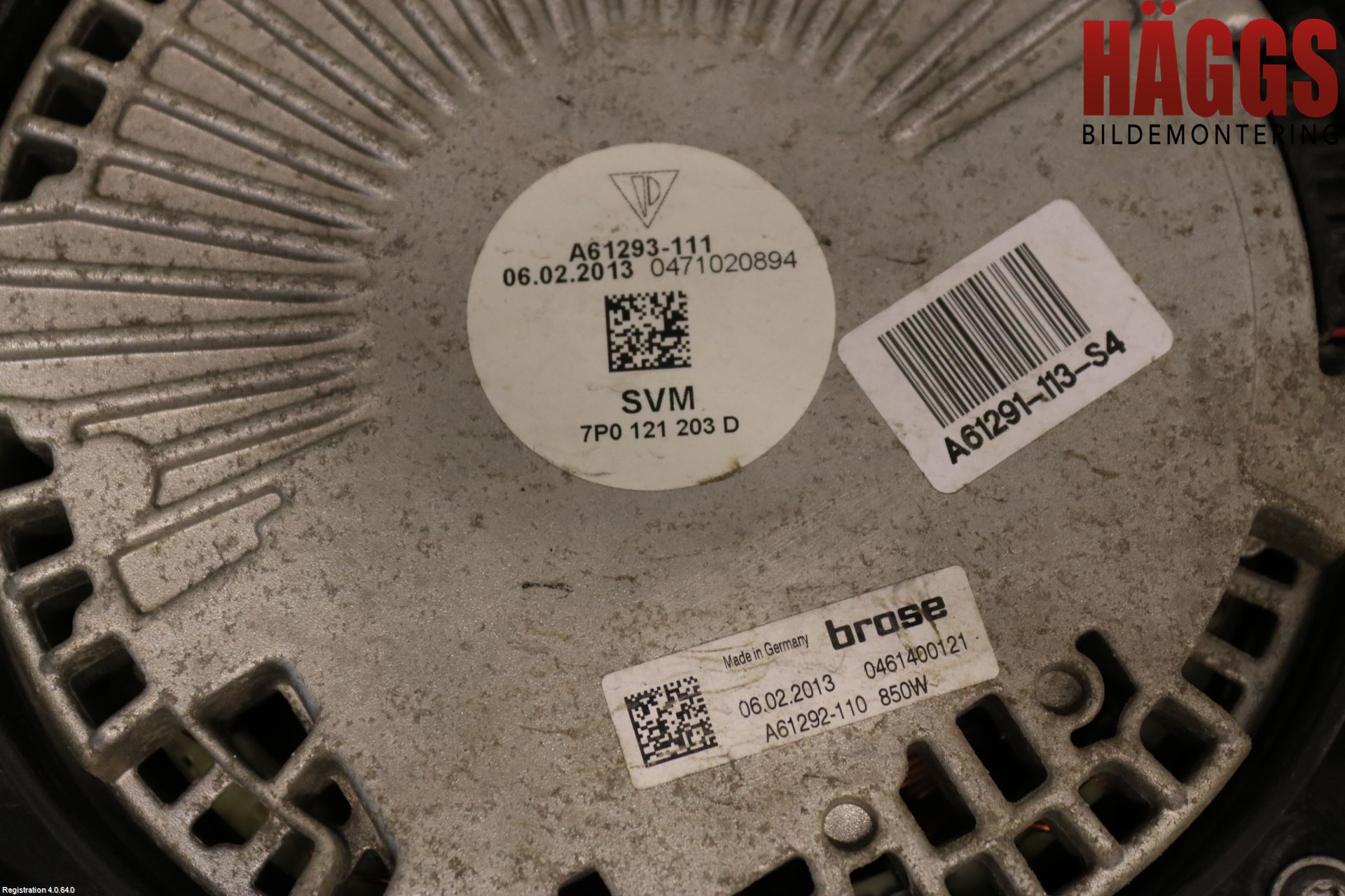 Porsche CAYENNE 03- Kylfläkt El