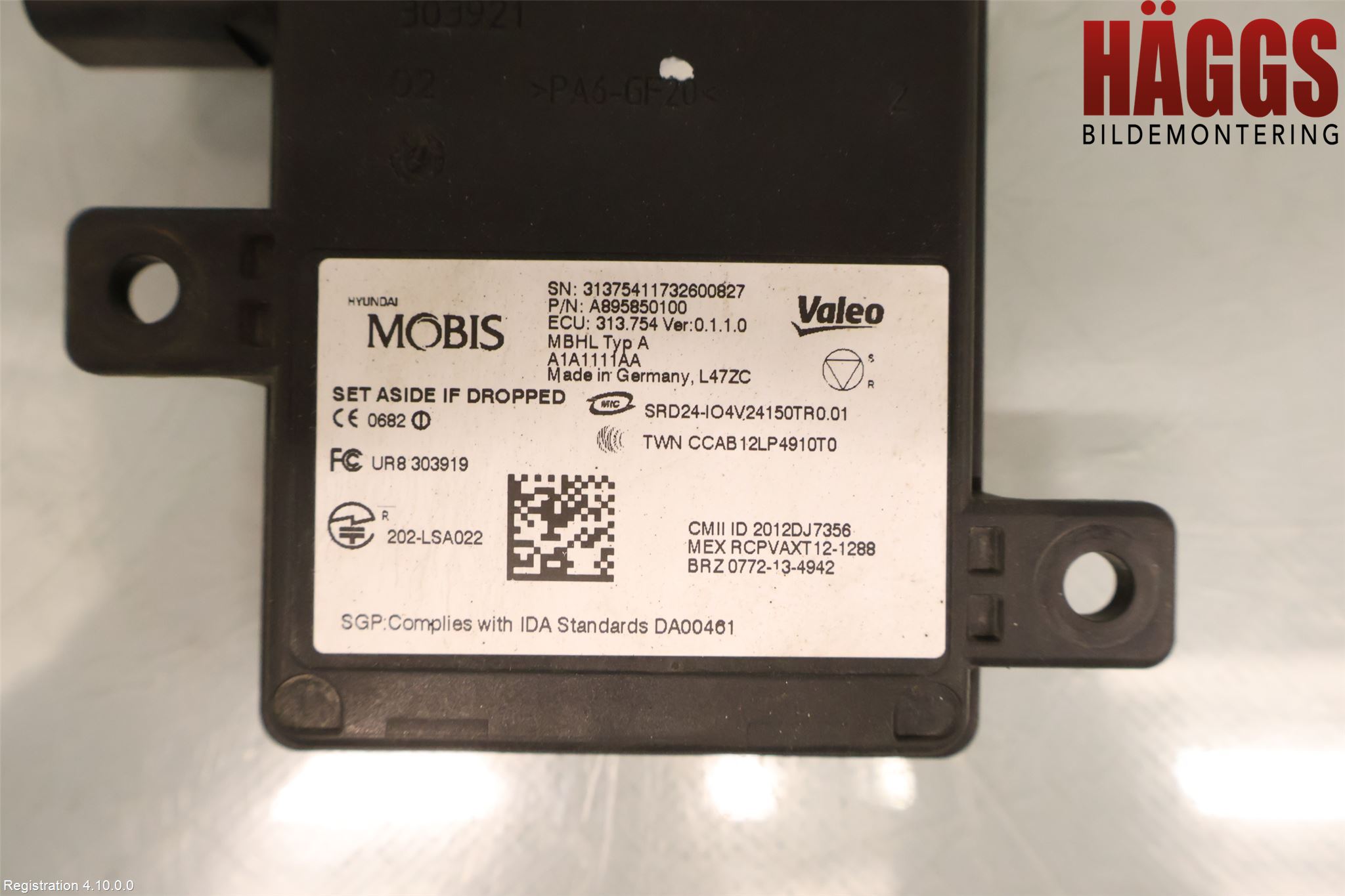 Kia OPTIMA 16-20 Sensor Aktivt Kollisionsskydd