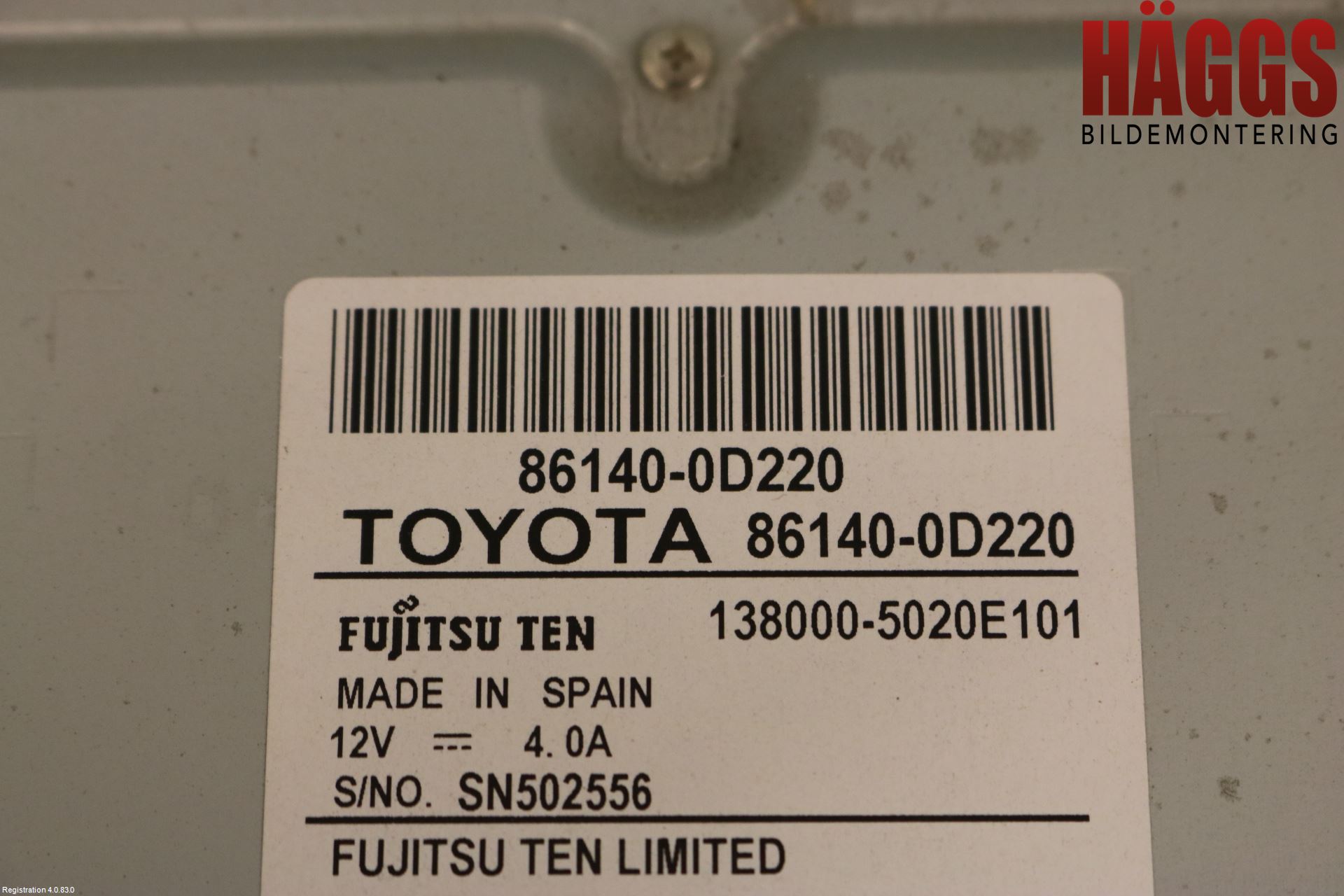 Toyota YARIS XP130 15-20 Cd Radio - Multimediapanel