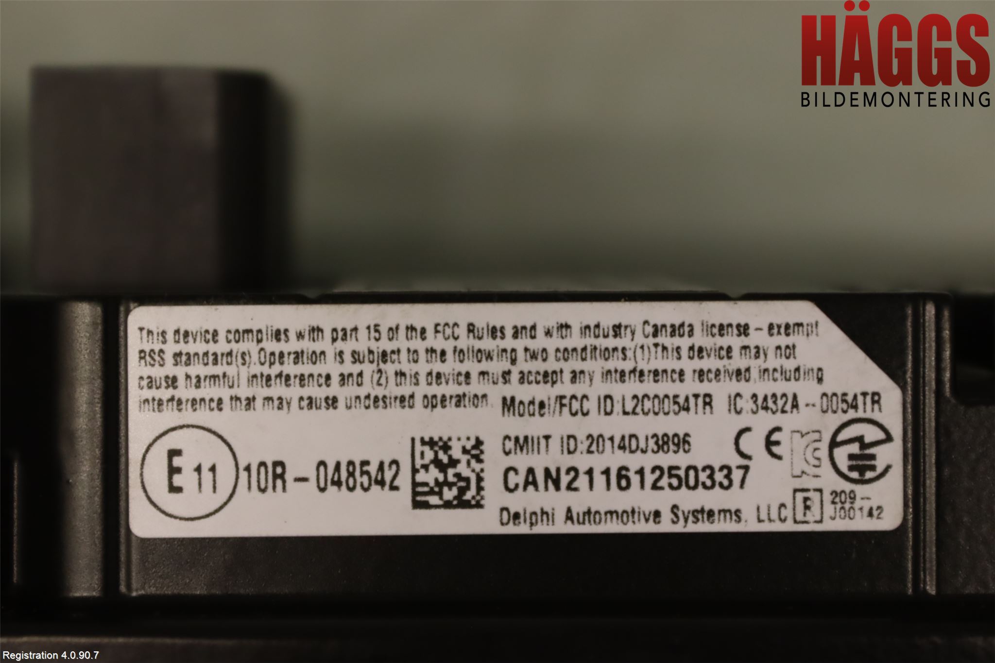 Volvo XC90/RECHARGE 16- Sensor Aktivt Kollisionsskydd