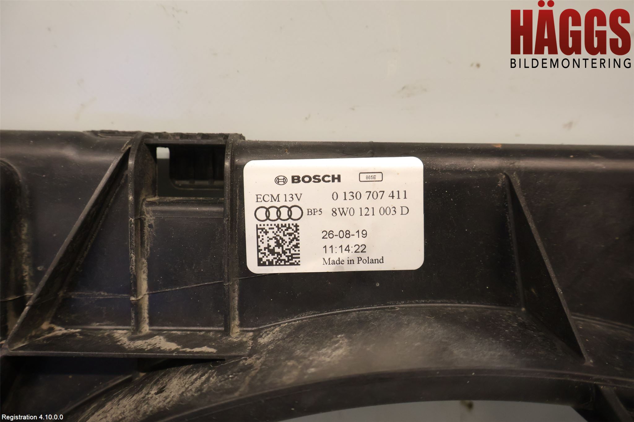 Audi Q7/SQ7 Kylfläktkåpa