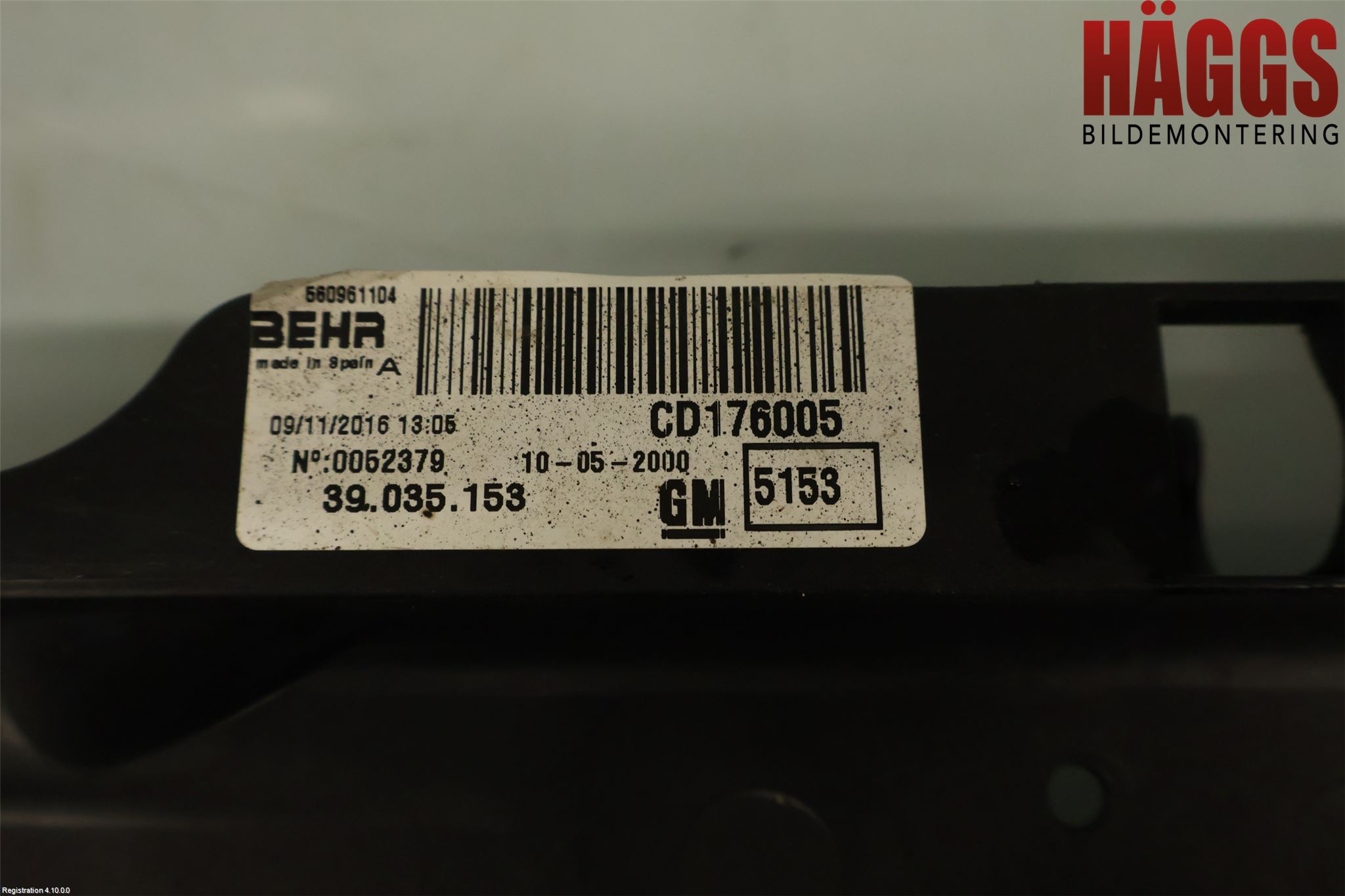 Opel CORSA E 15-19 Kylfläkt El