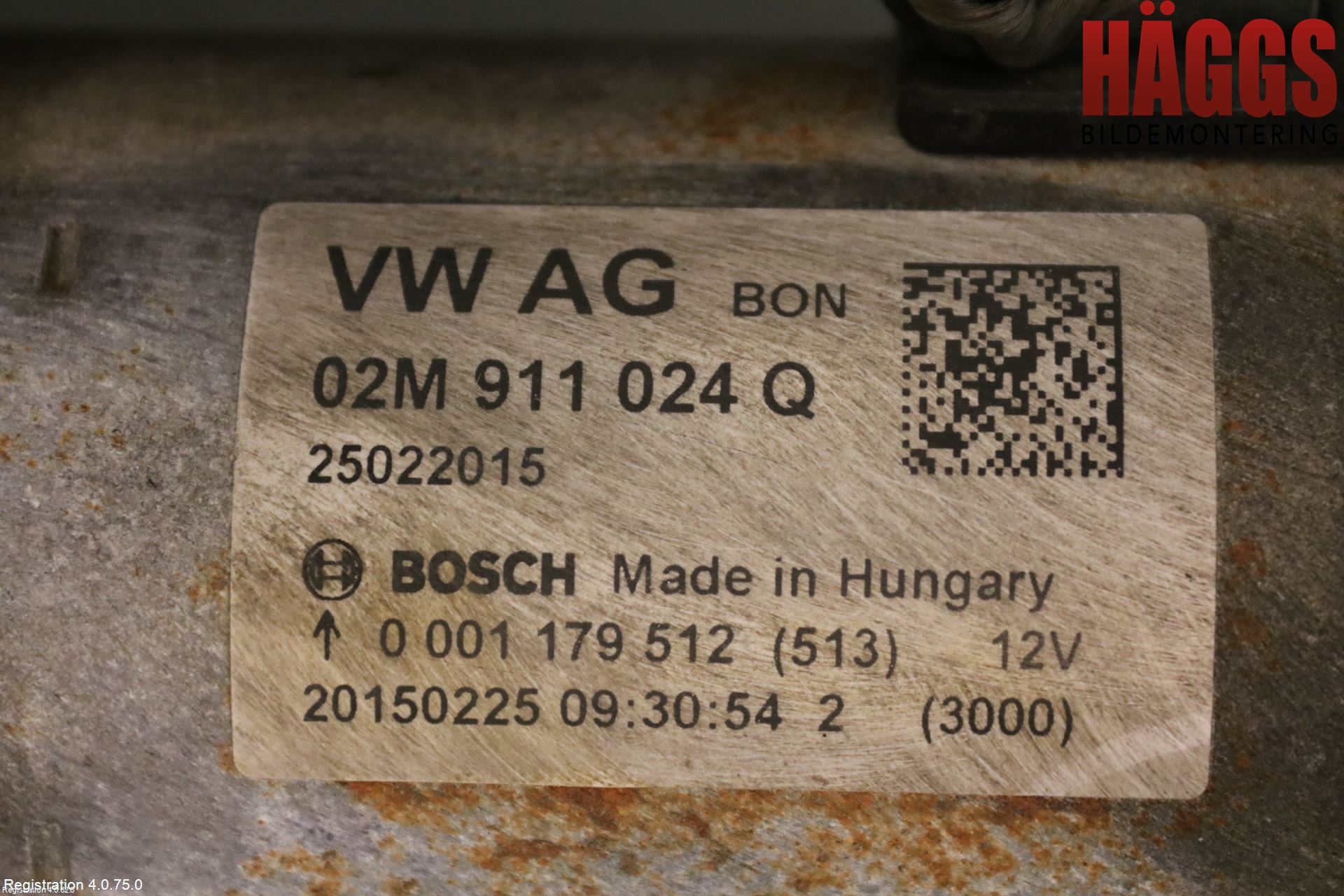 Skoda FABIA 15-21 Startmotor