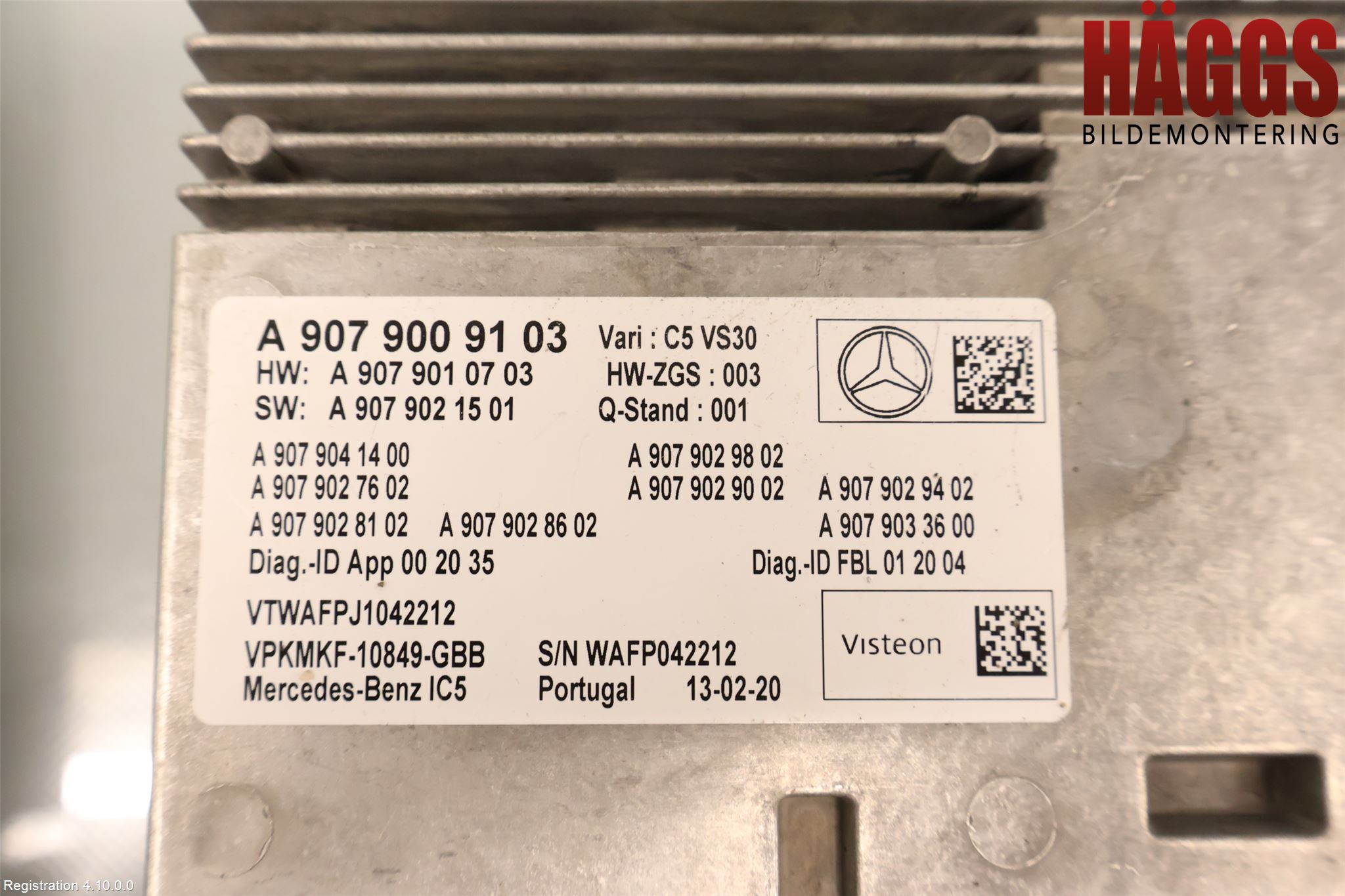 Mercedes-Benz MB SPRINTER (W907/W910) 19- Styrenhet Multimedia