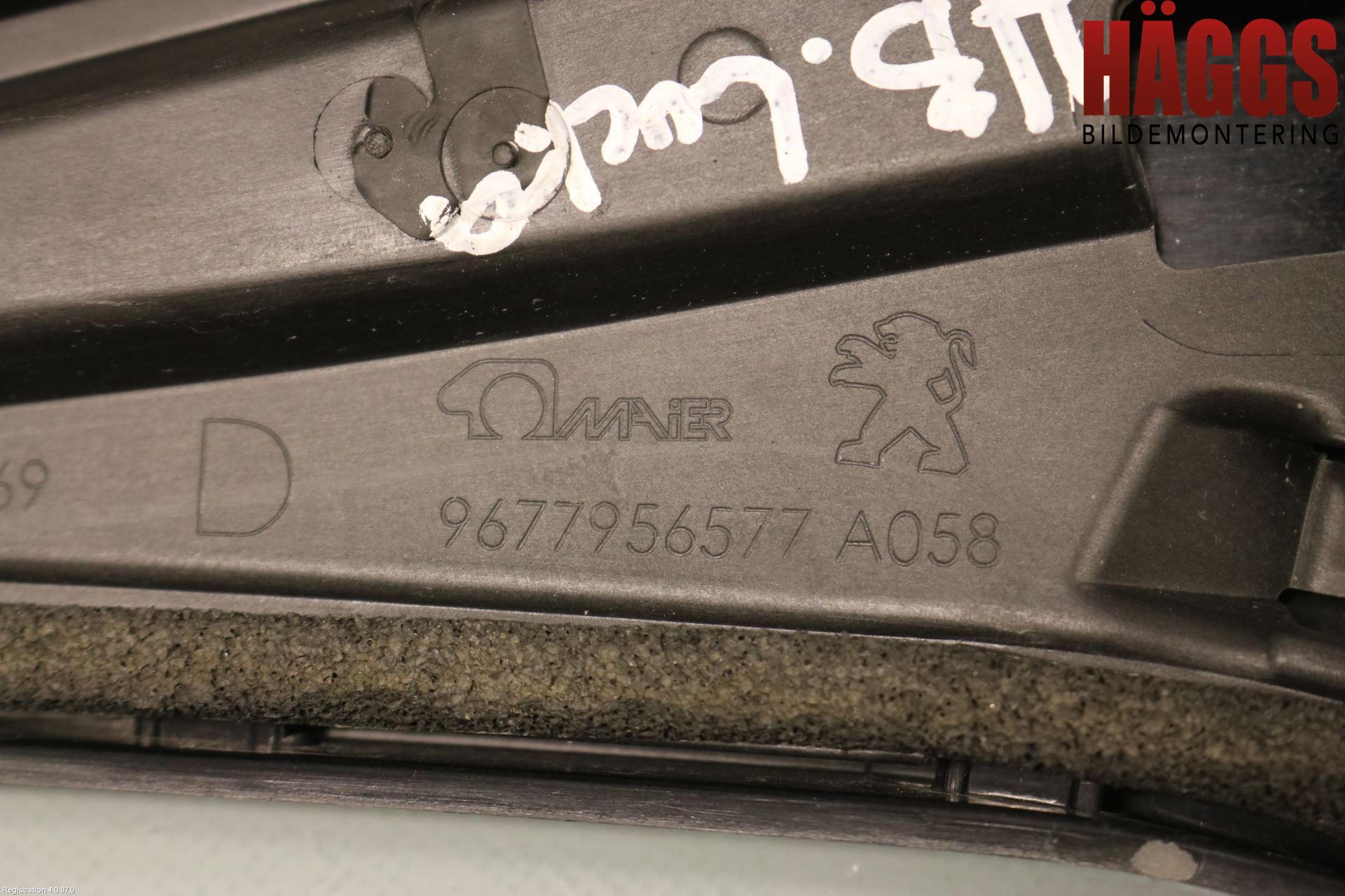 Peugeot 308 14-21 Vindavvisare-Takkåpa