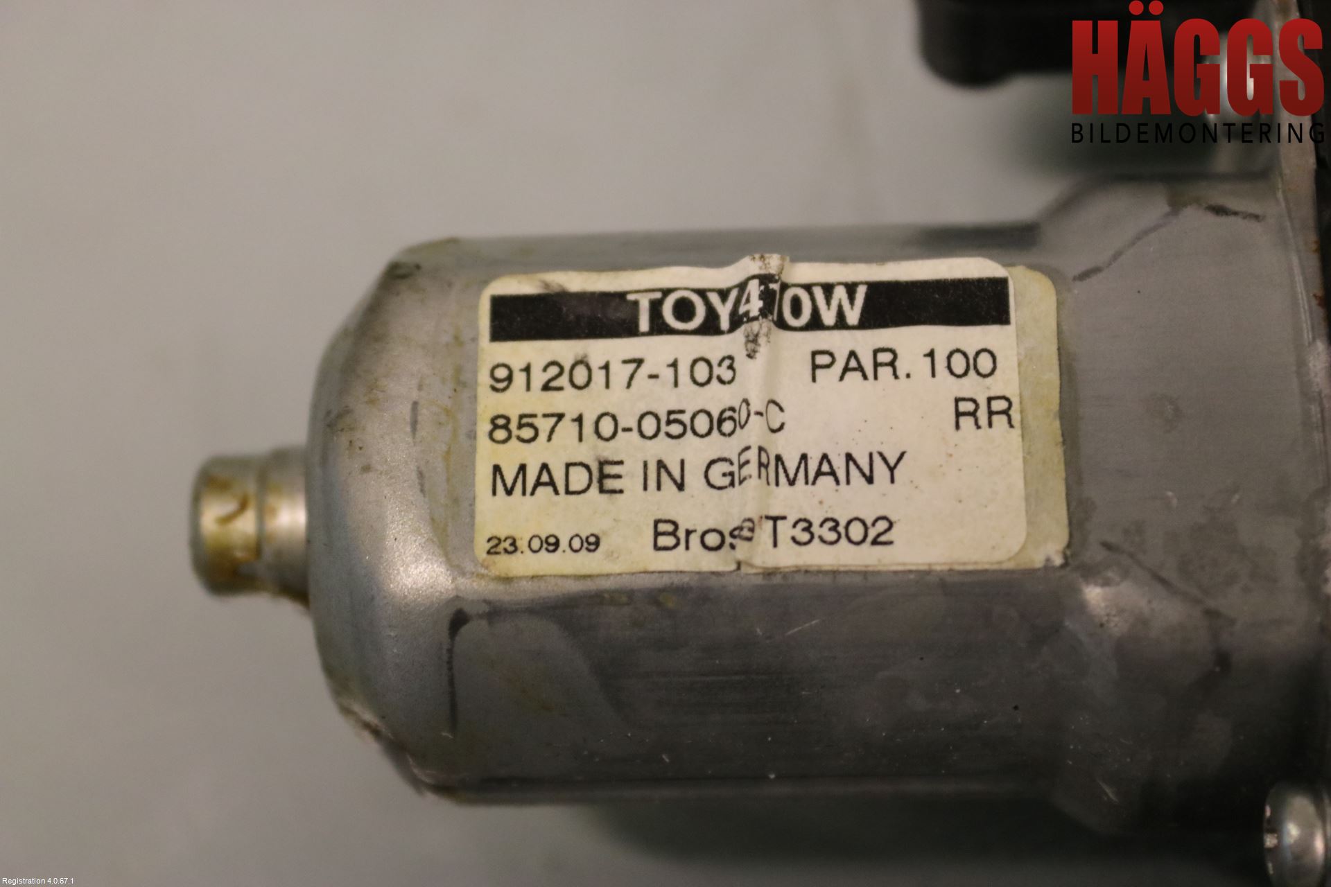 Toyota AVENSIS 09-15 Fönsterhiss El Kompl