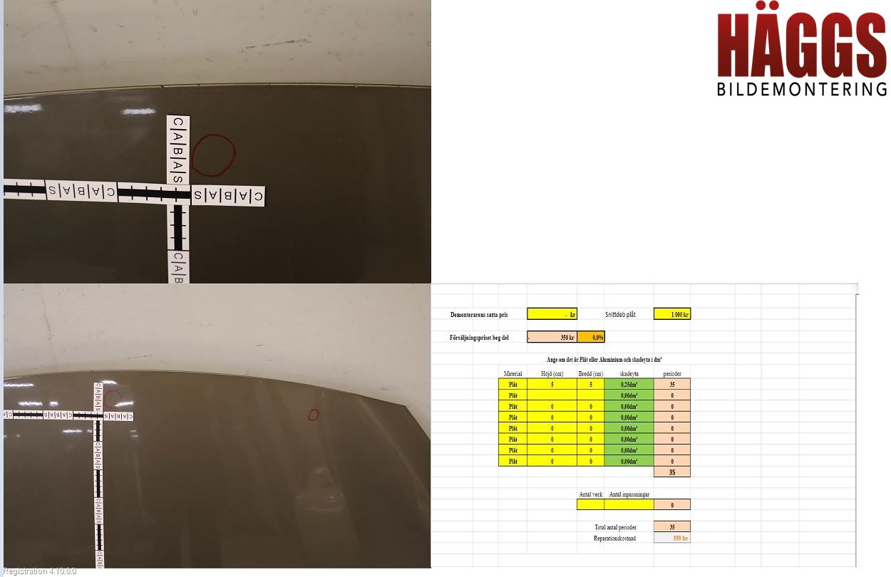 Hyundai i40 08-15 Huv Fram