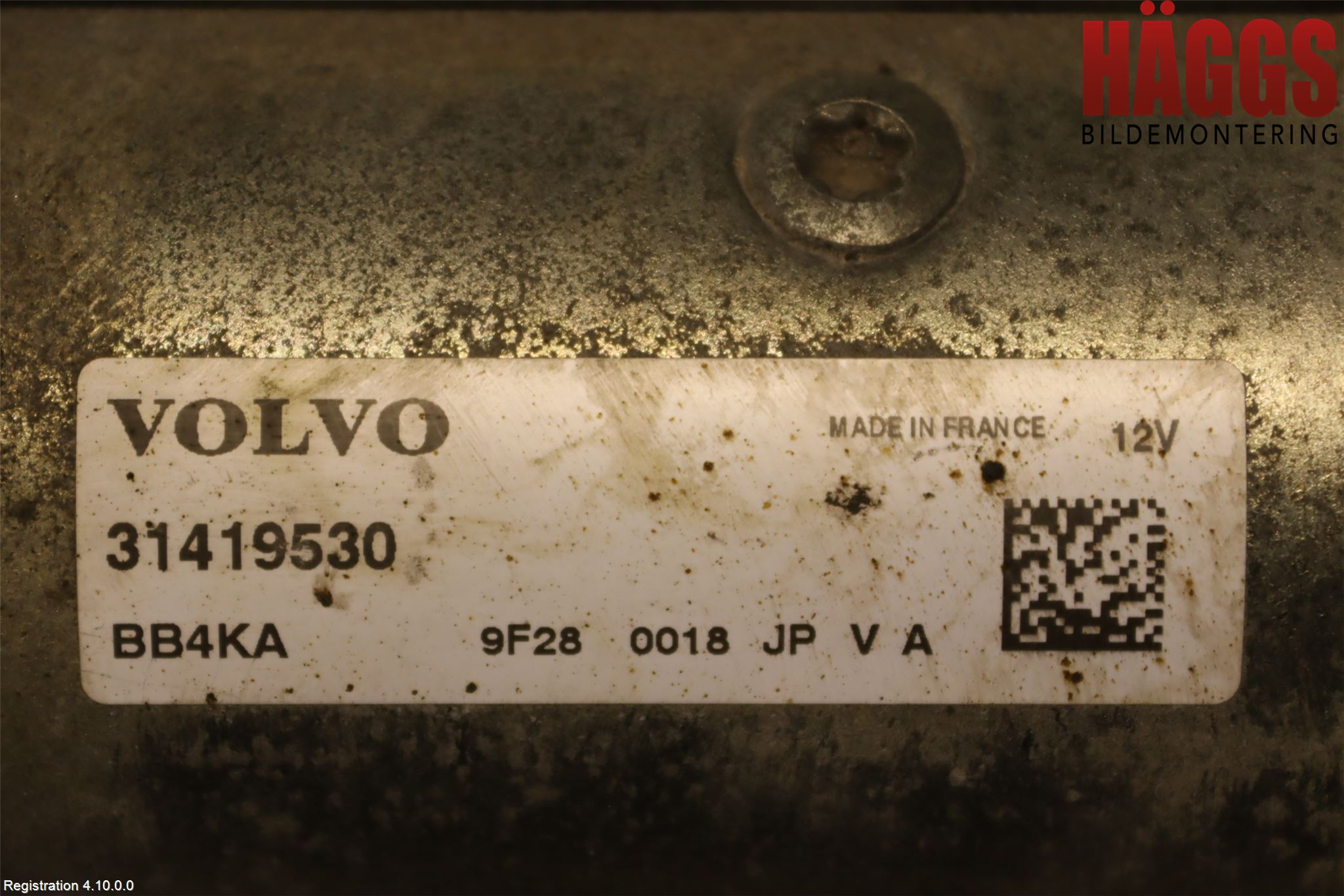 Volvo V60 19- Startmotor Diesel