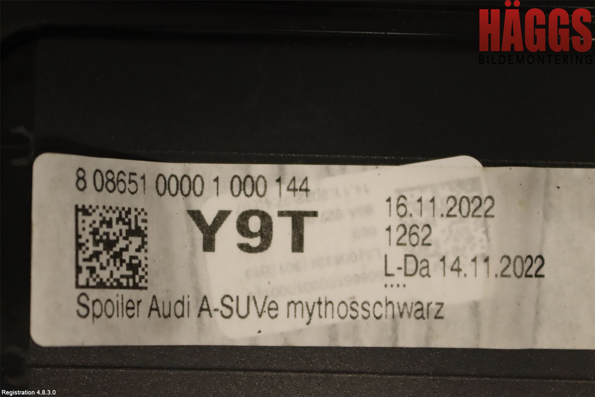 Audi Q4 E-TRON FZ 22- Spoiler Baklucka