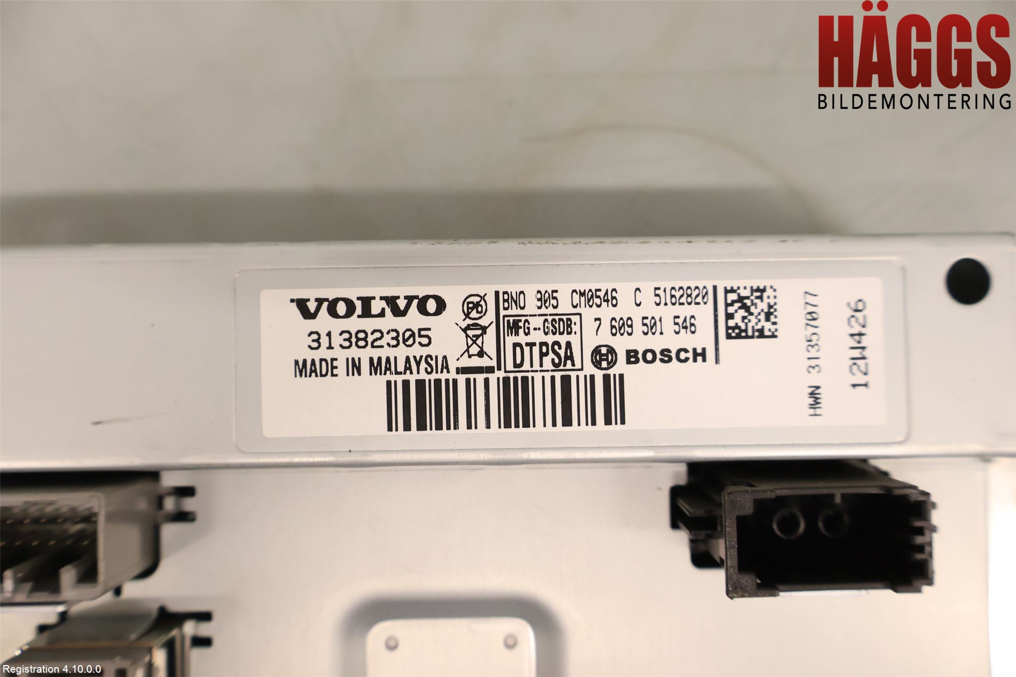 Volvo V60 11-13 Bildskärm