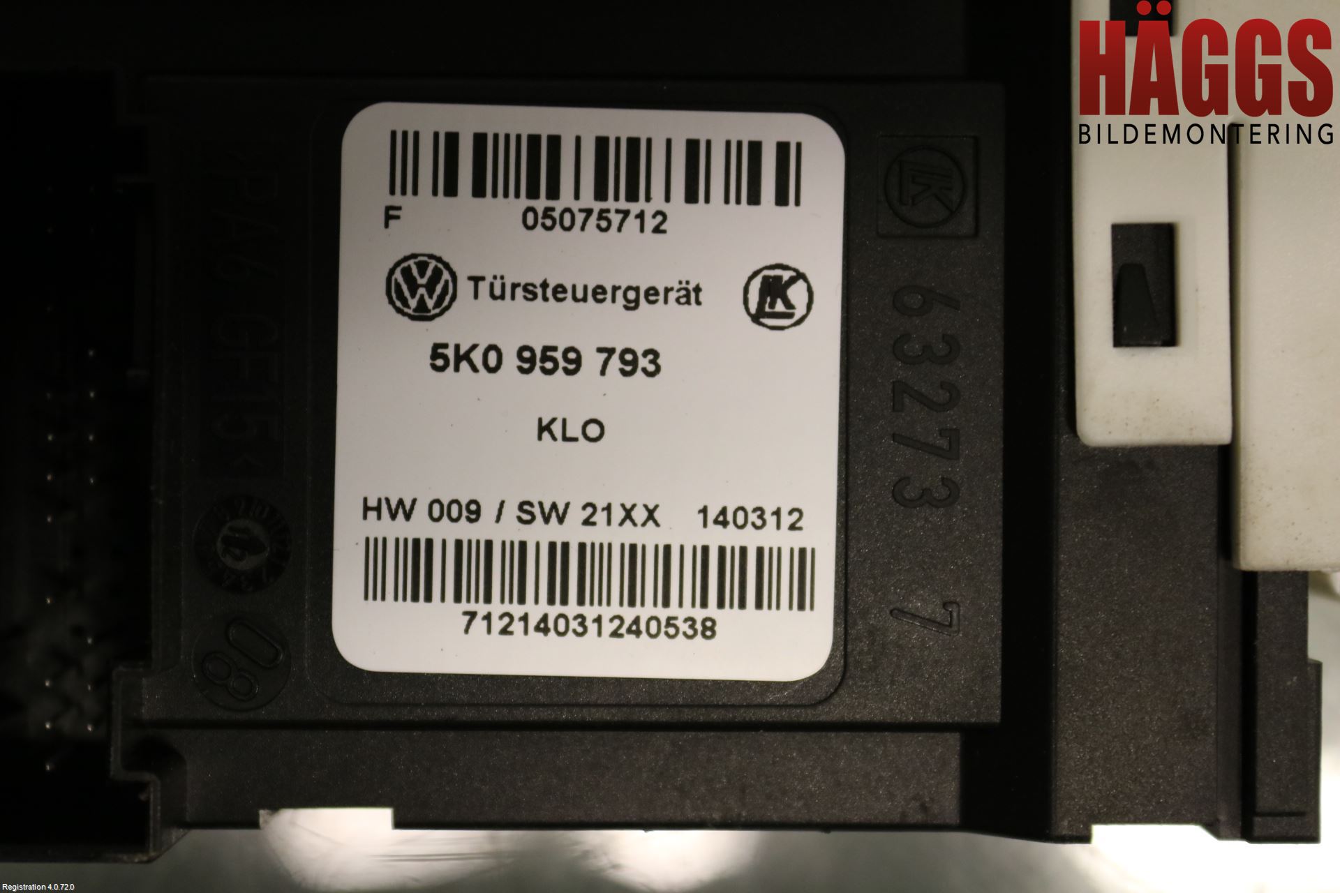 Volkswagen VW GOLF VI 09-13 Fönsterhissmotor