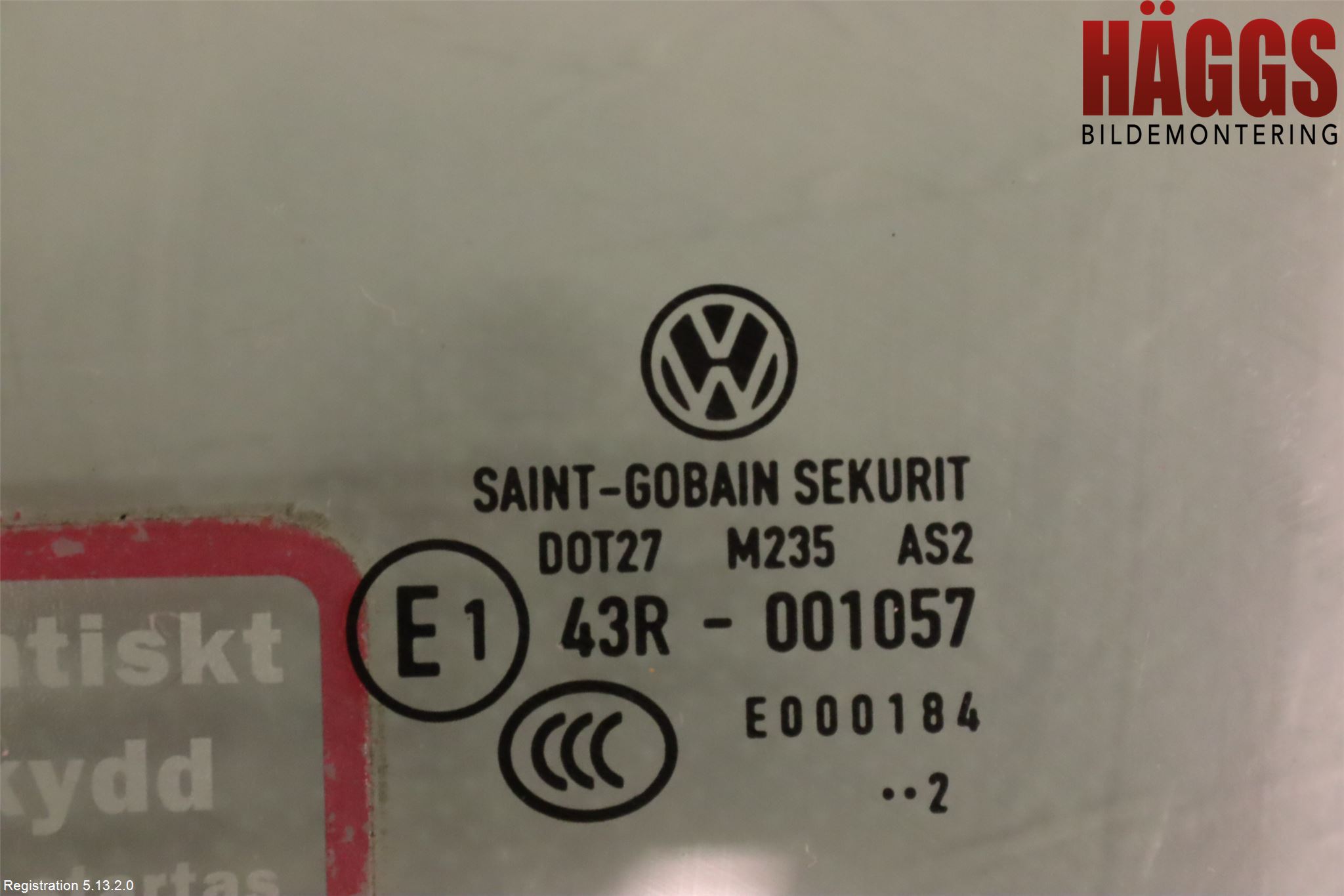 Volkswagen VW CADDY 11-15 Dörruta Fram Vänster