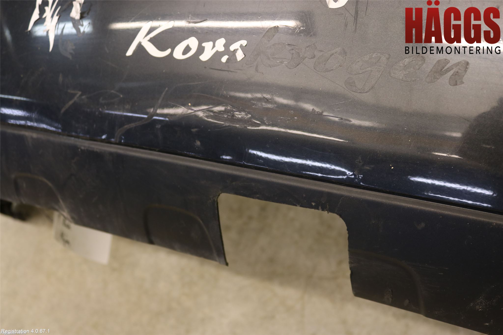 Lexus RX XU30 03-09 Stötfångarbeklädnad Bak