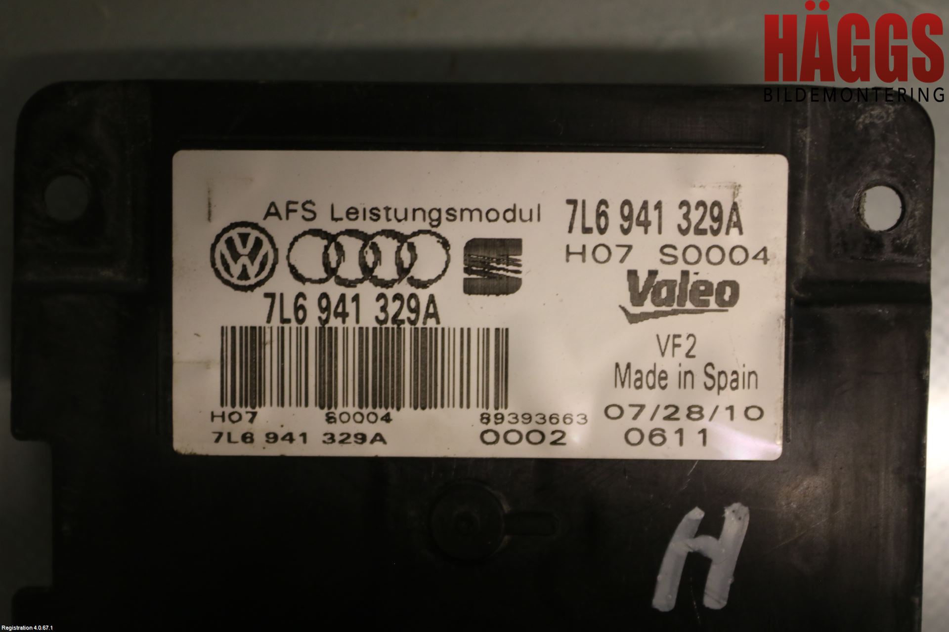 Volkswagen VW PASSAT 05-11 Styrenhet Strålkastare