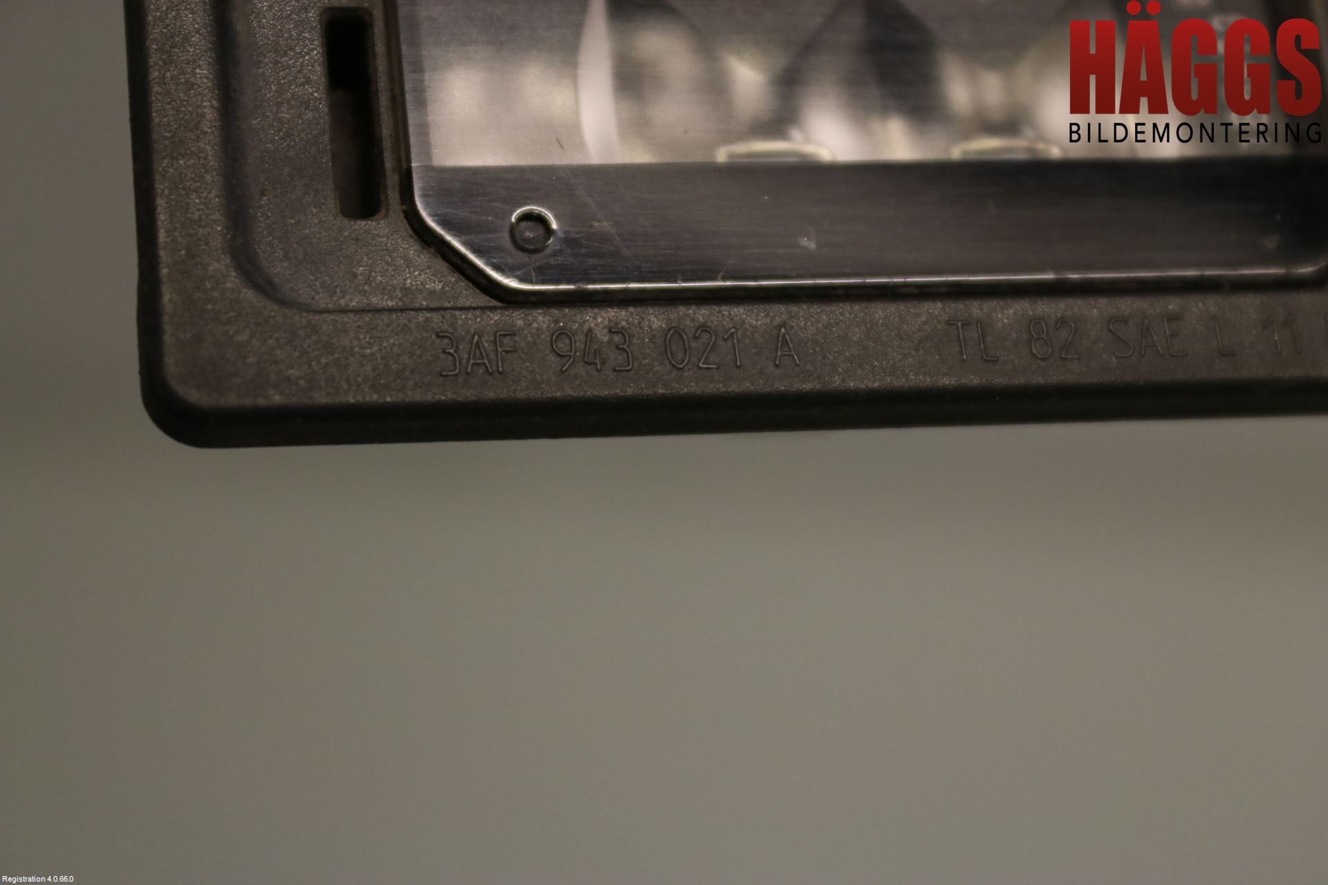 Volkswagen VW GOLF / E-GOLF VII 13-20 Skylt Belysning