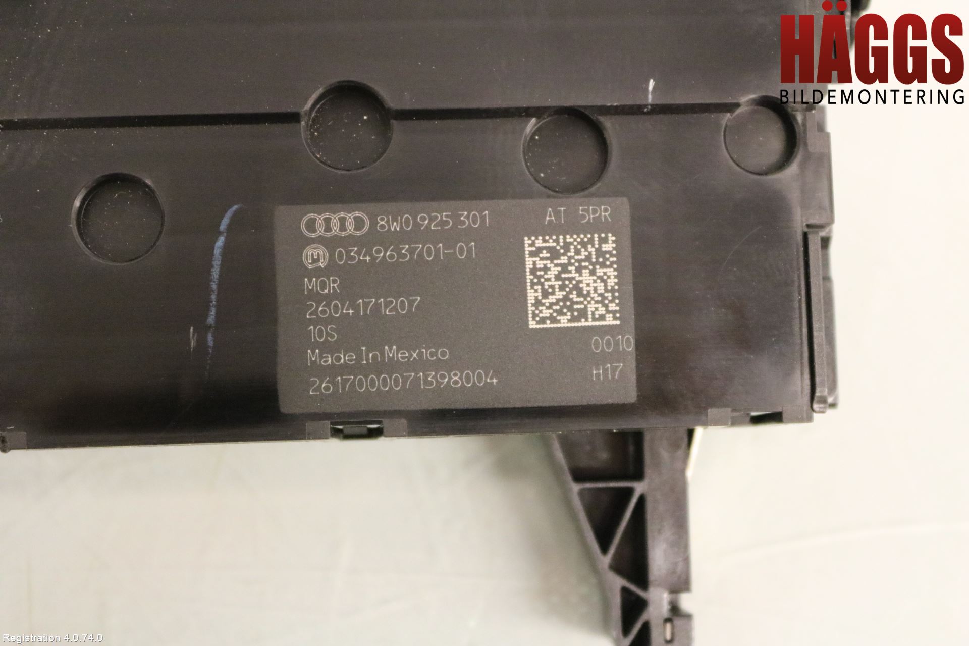 Audi A4/S4 B9 16-19 Strömställare Multifunktion