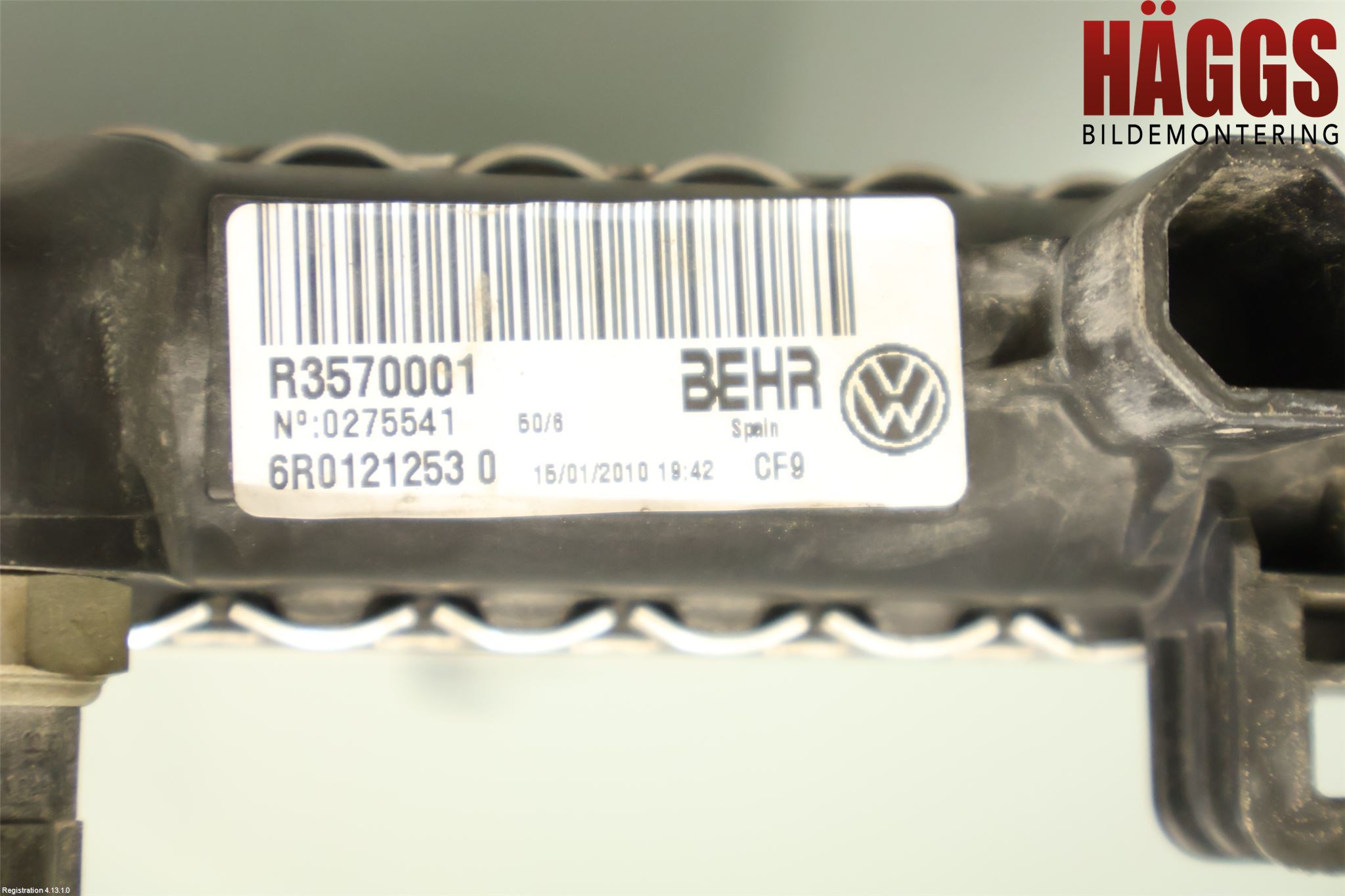 Volkswagen VW POLO 10-17 Kylare Man