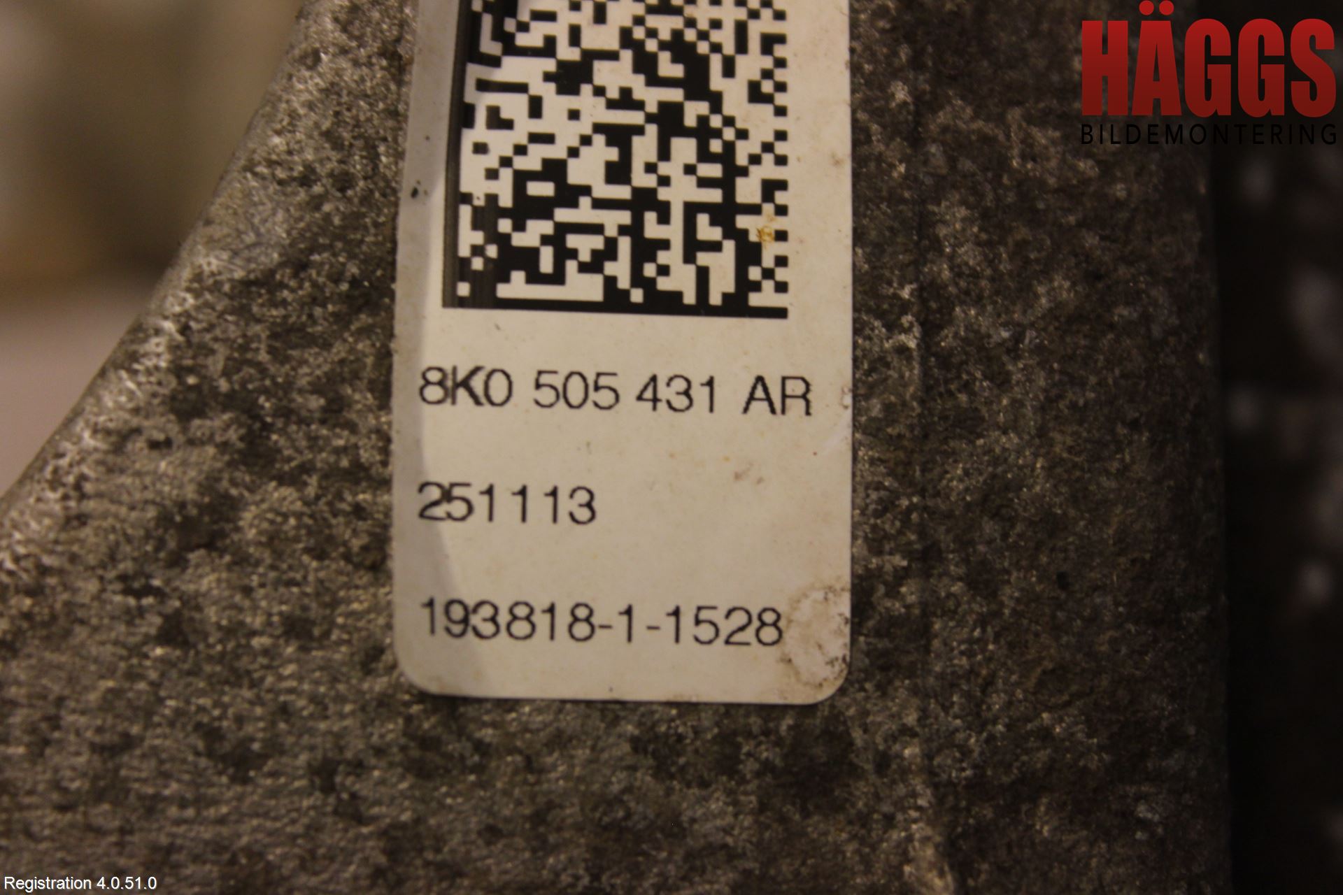 Audi A4 12-15 Hjullagerhus-Spindel Vä B