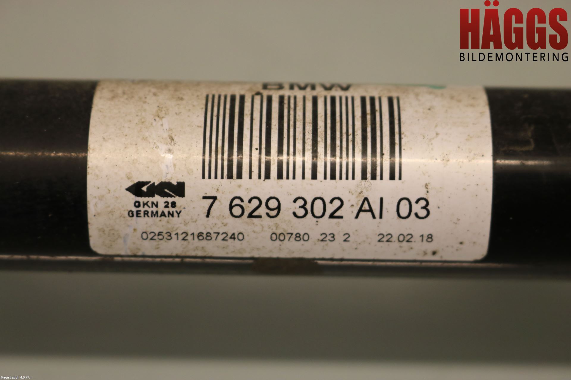 BMW 1 F20/F21 11-19 Drivaxel Bak Höger