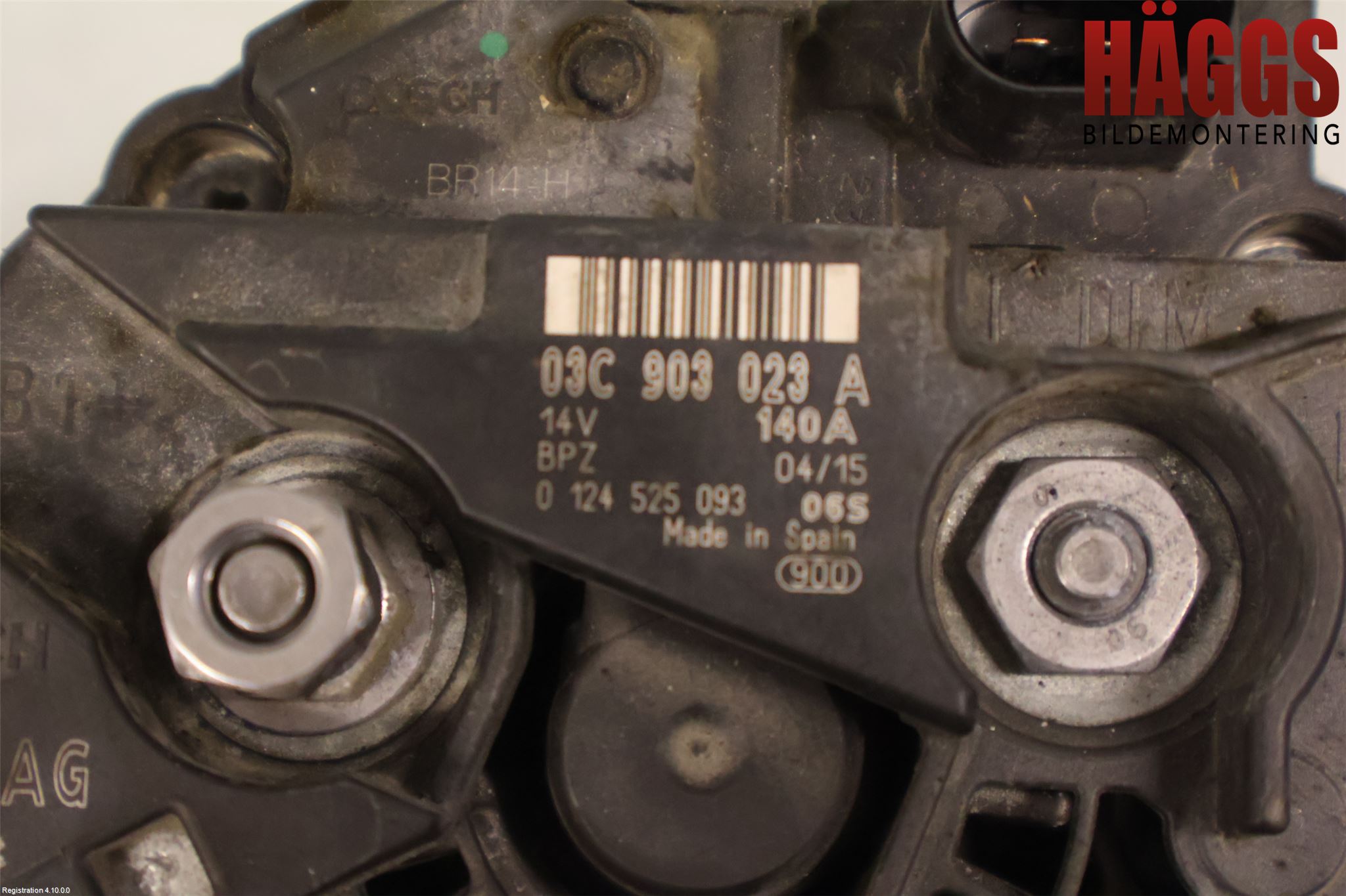 Volkswagen VW TIGUAN 07-16 Generator