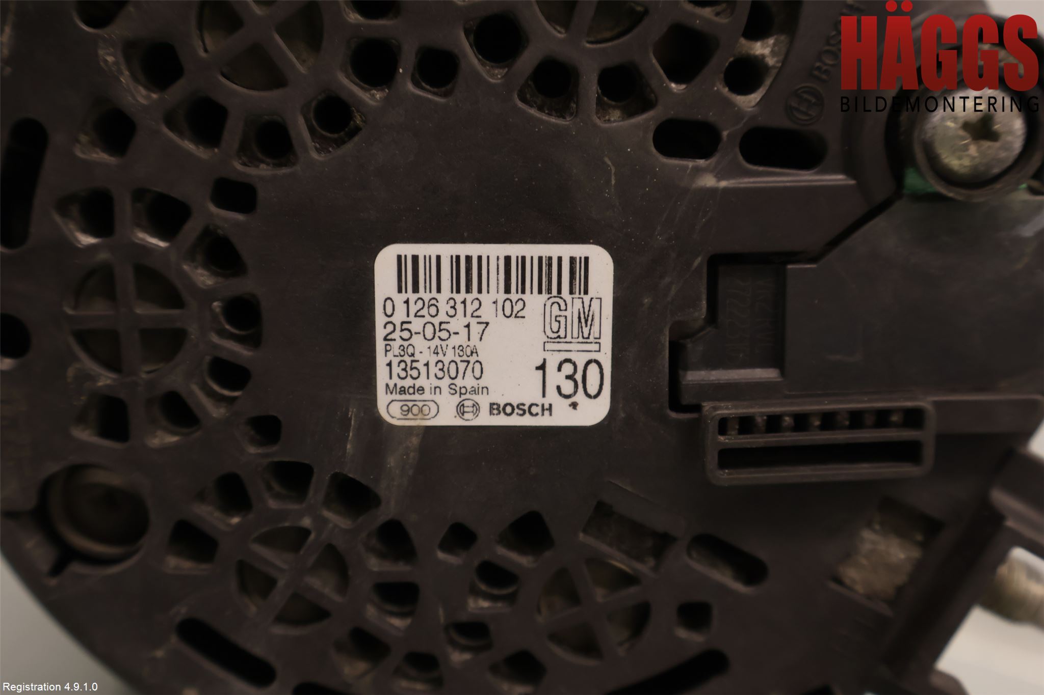 Opel ASTRA K 16-22 Generator