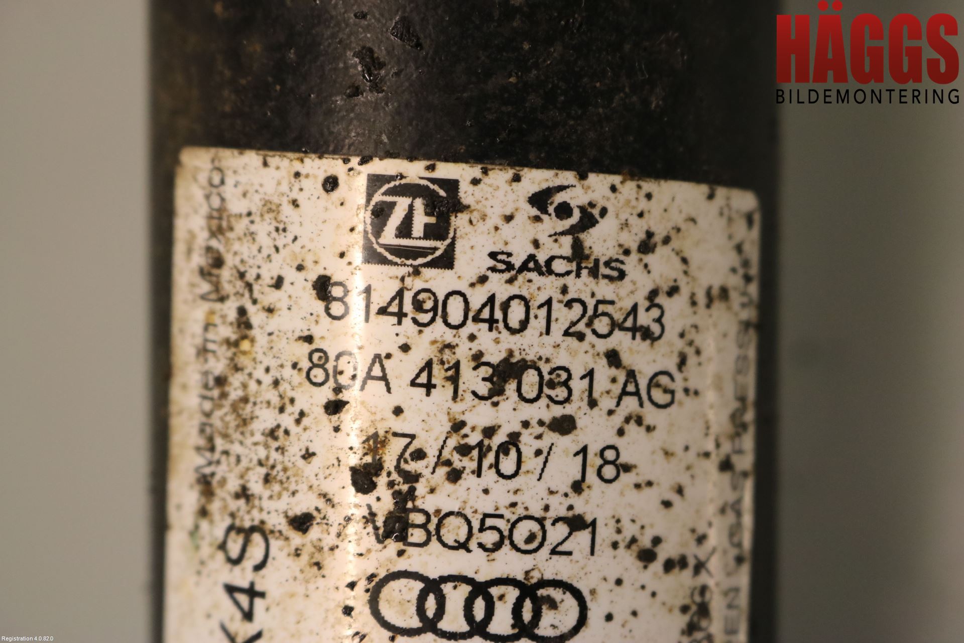 Audi Q5/SQ5 17- Fjäderben Fram Vänster