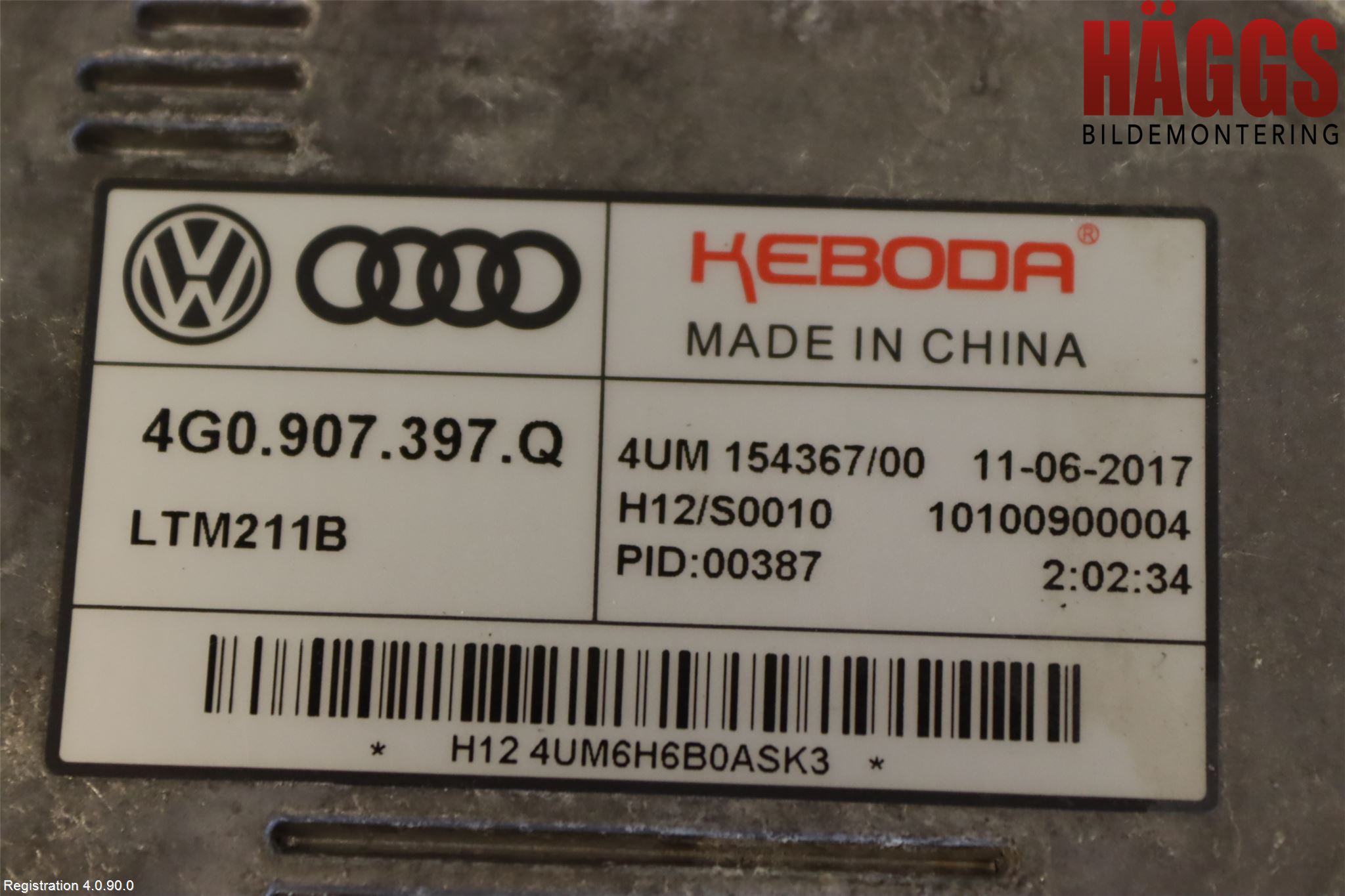 Audi A6/S6 4G 11-18 Styrenhet Strålkastare