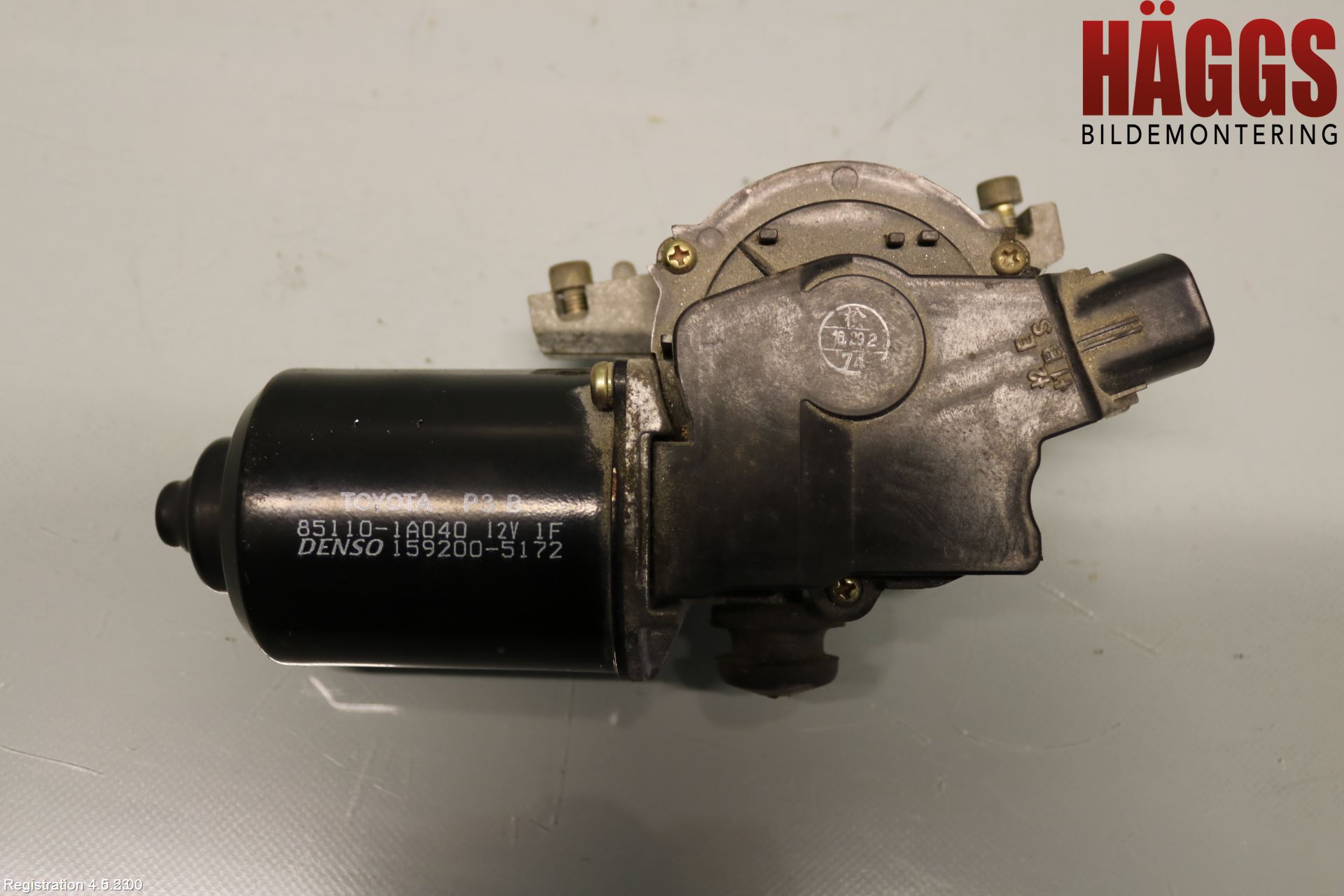 Toyota COROLLA 02-07 Torkarmotor Vindruta